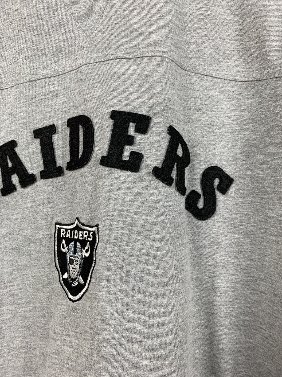 NFL 90s Vintage Lee Raiders Embroidered Logo T-Shirt Size US XL / EU 56 / 4 - 6 Thumbnail