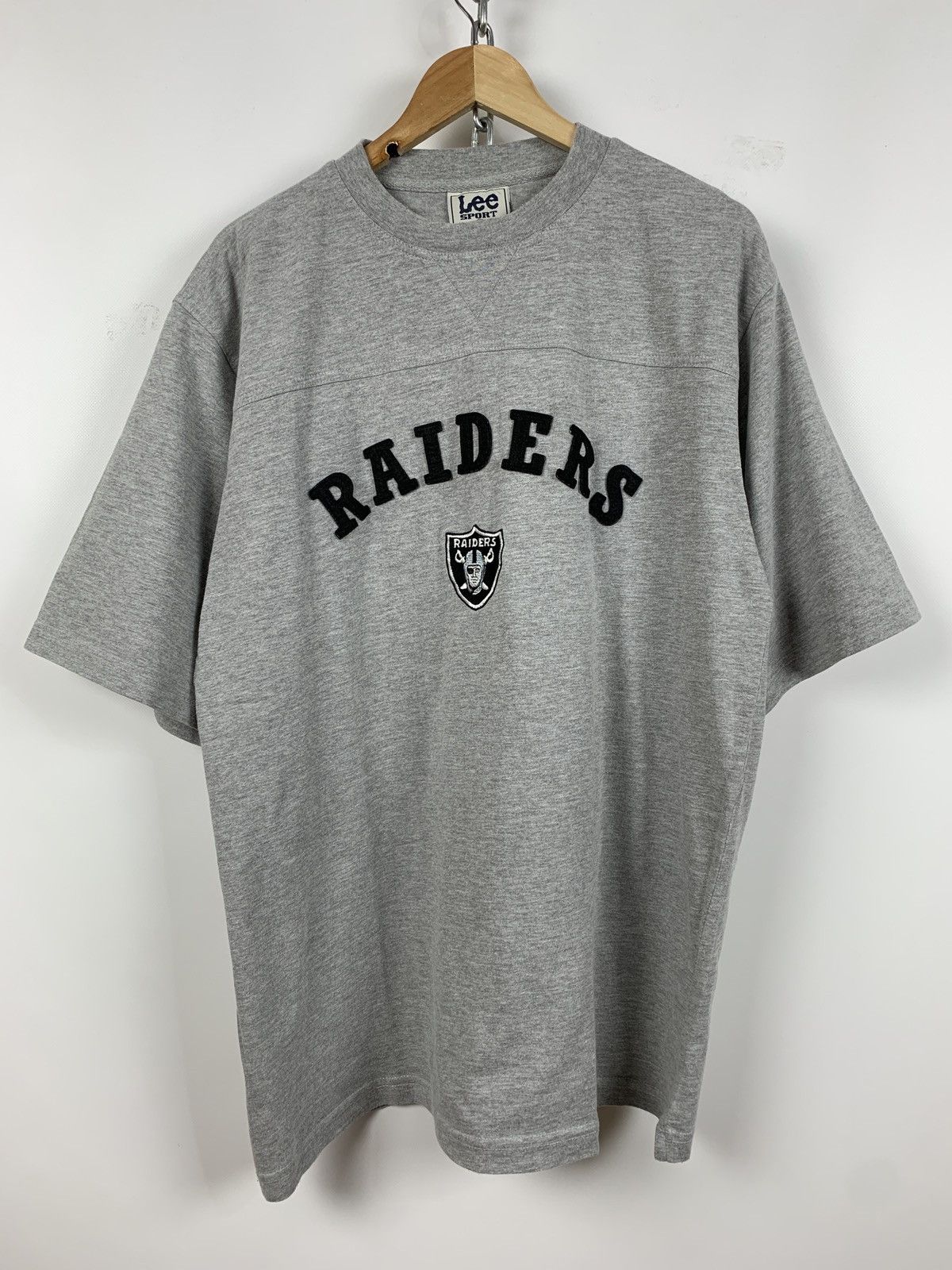 NFL 90s Vintage Lee Raiders Embroidered Logo T-Shirt Size US XL / EU 56 / 4 - 2 Thumbnail