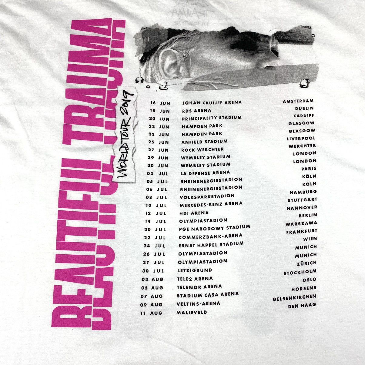 Band Tees 🔮 Beautiful Trauma World Tour T Shirt Y2K Hype Streetwear Size US XL / EU 56 / 4 - 10 Thumbnail
