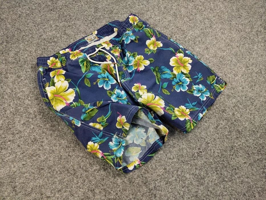 Vintage Vintage 90's Flowers Art Casual Shorts Streetwear Hawaiian Size US 34 / EU 50 - 4 Thumbnail