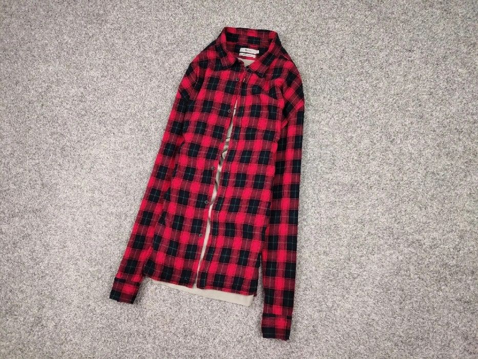 Flannel Vintage Flannel Shirt Travis Scott Style Size US XL / EU 56 / 4 - 4 Thumbnail