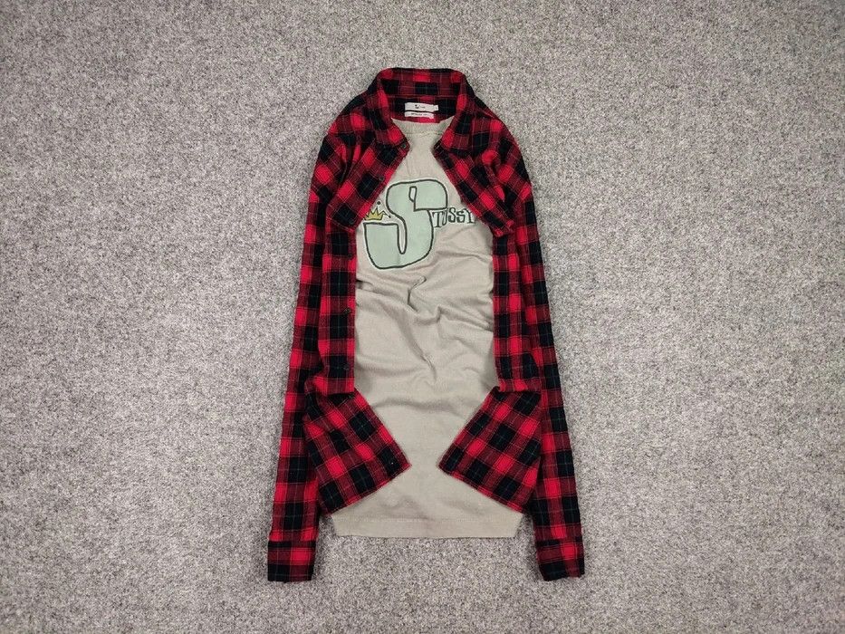 Flannel Vintage Flannel Shirt Travis Scott Style Size US XL / EU 56 / 4 - 1 Thumbnail