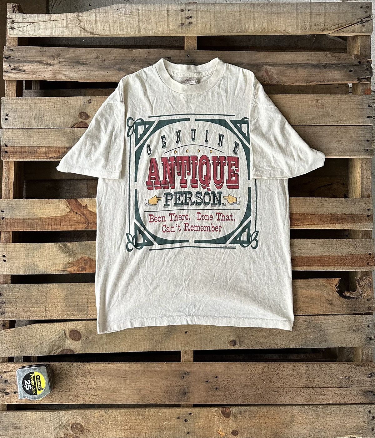 Vintage Vintage 1993 “Antique Person” T-Shirt Size L Size US L / EU 52-54 / 3 - 1 Thumbnail