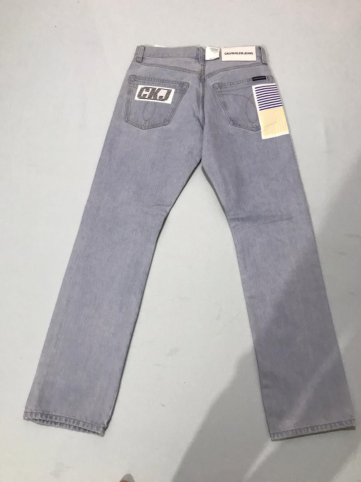 Calvin Klein Calvin Klein Patch Light Stone Unisex Jeans Size US 30 / EU 46 - 6 Thumbnail