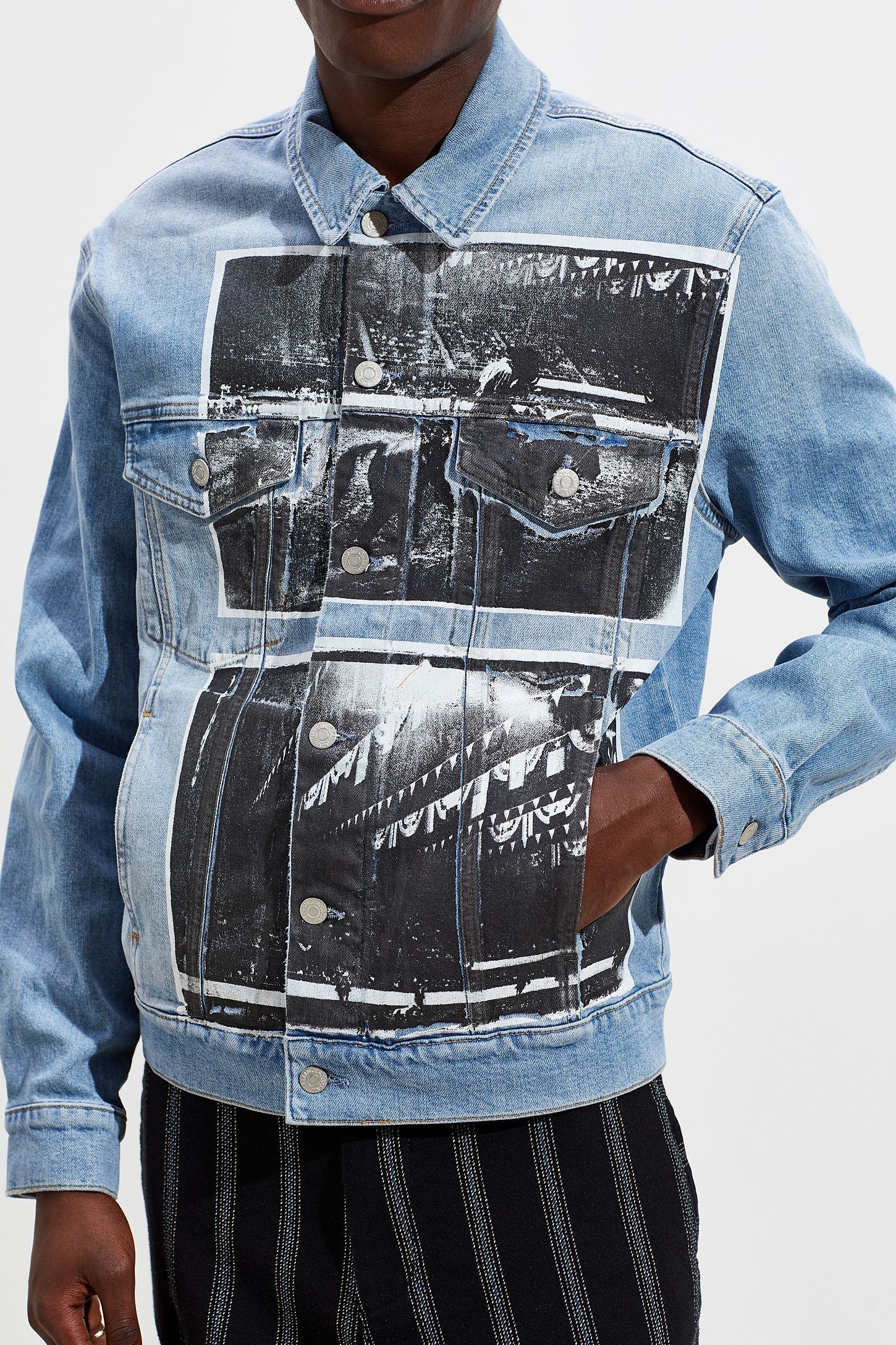 Andy Warhol x Calvin Klein Rodeo Printed Denim Jacket