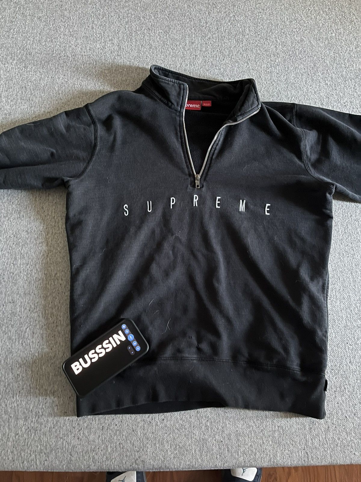 Supreme Leopard Half Zip