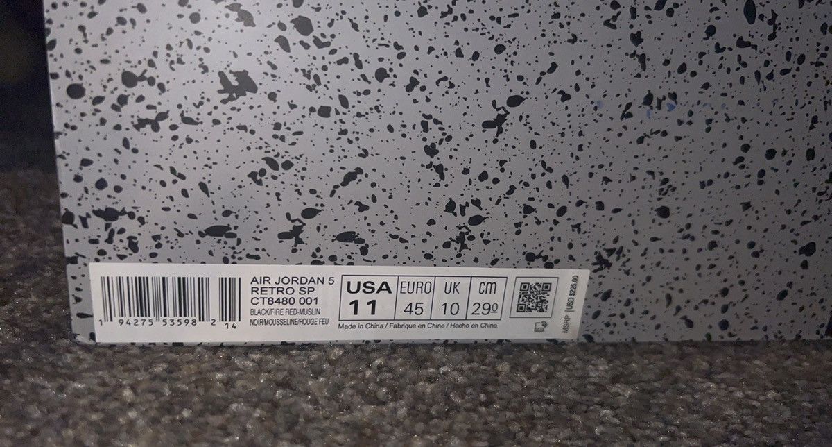 Jordan Brand Off white Air Jordan 5 Size US 11 / EU 44 - 3 Thumbnail