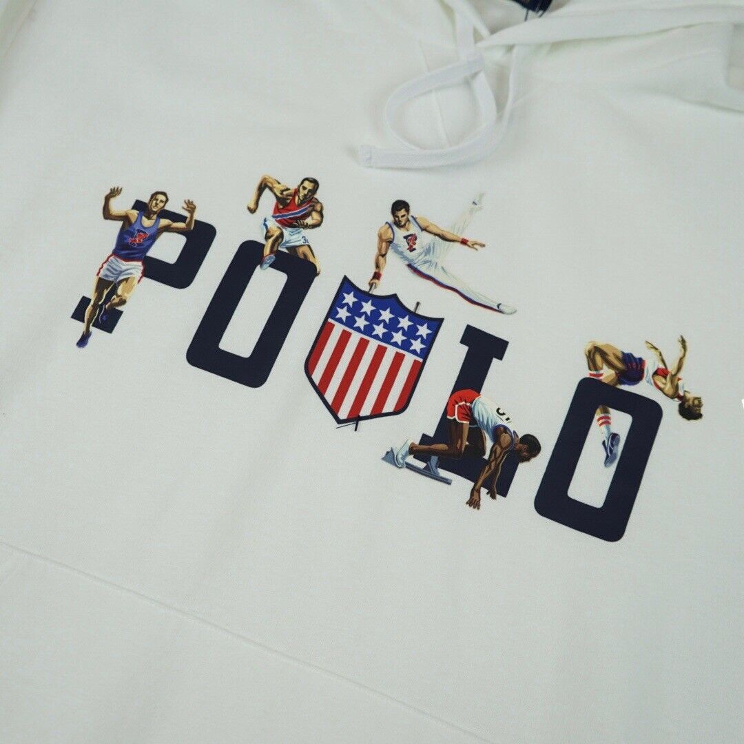 Polo Ralph Lauren Polo Ralph Lauren Graphic Chariots White Hoodie XL Size US XL / EU 56 / 4 - 5 Thumbnail