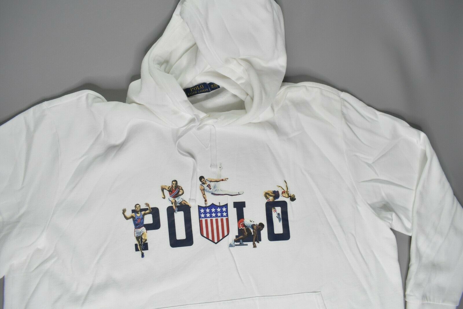 Polo Ralph Lauren Polo Ralph Lauren Graphic Chariots White Hoodie XL Size US XL / EU 56 / 4 - 2 Thumbnail