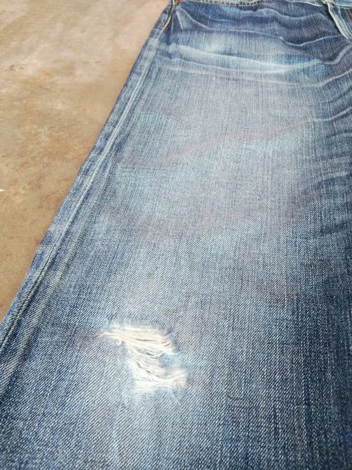 Levi's Vintage Levis Jeans 502 Distressed Denim 36x32 Size US 36 / EU 52 - 6 Thumbnail