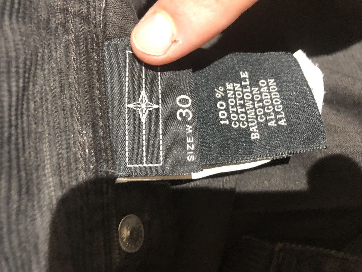 Stone Island Black Corduroy Stone Island Denim Size US 30 / EU 46 - 8 Thumbnail