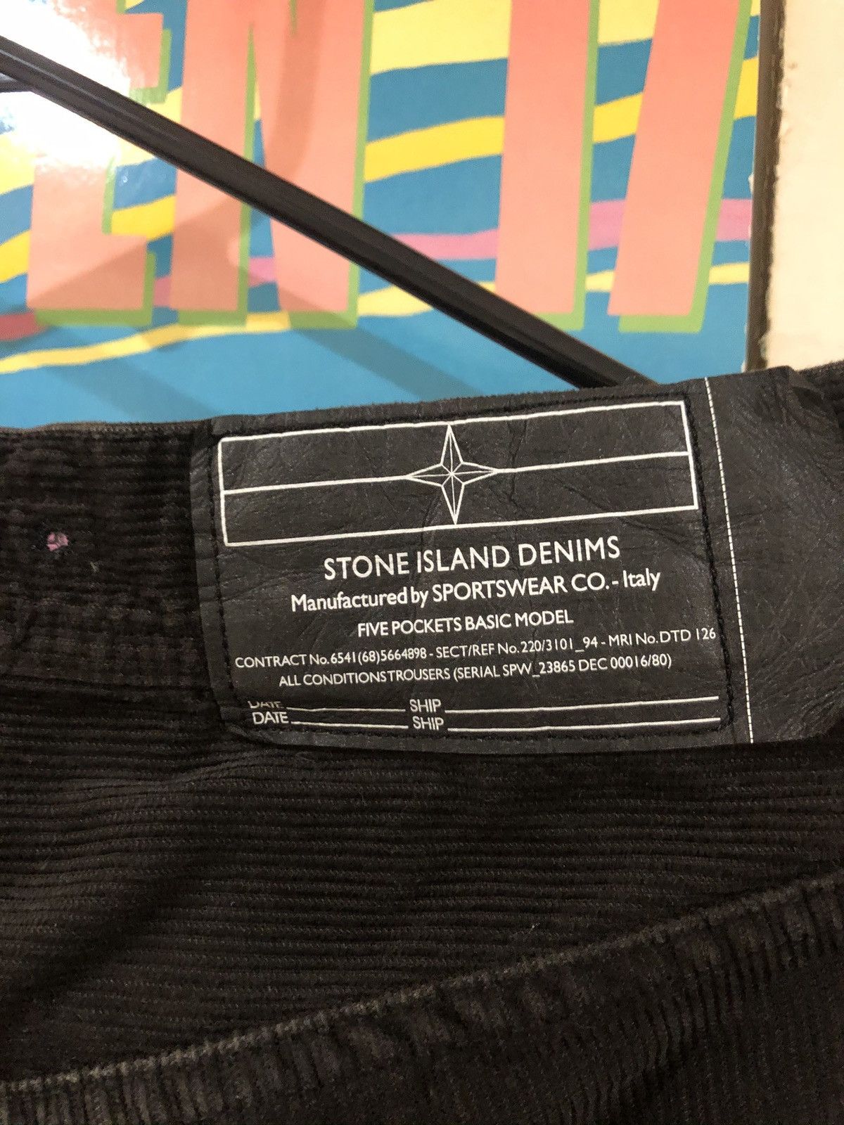 Stone Island Black Corduroy Stone Island Denim Size US 30 / EU 46 - 7 Thumbnail