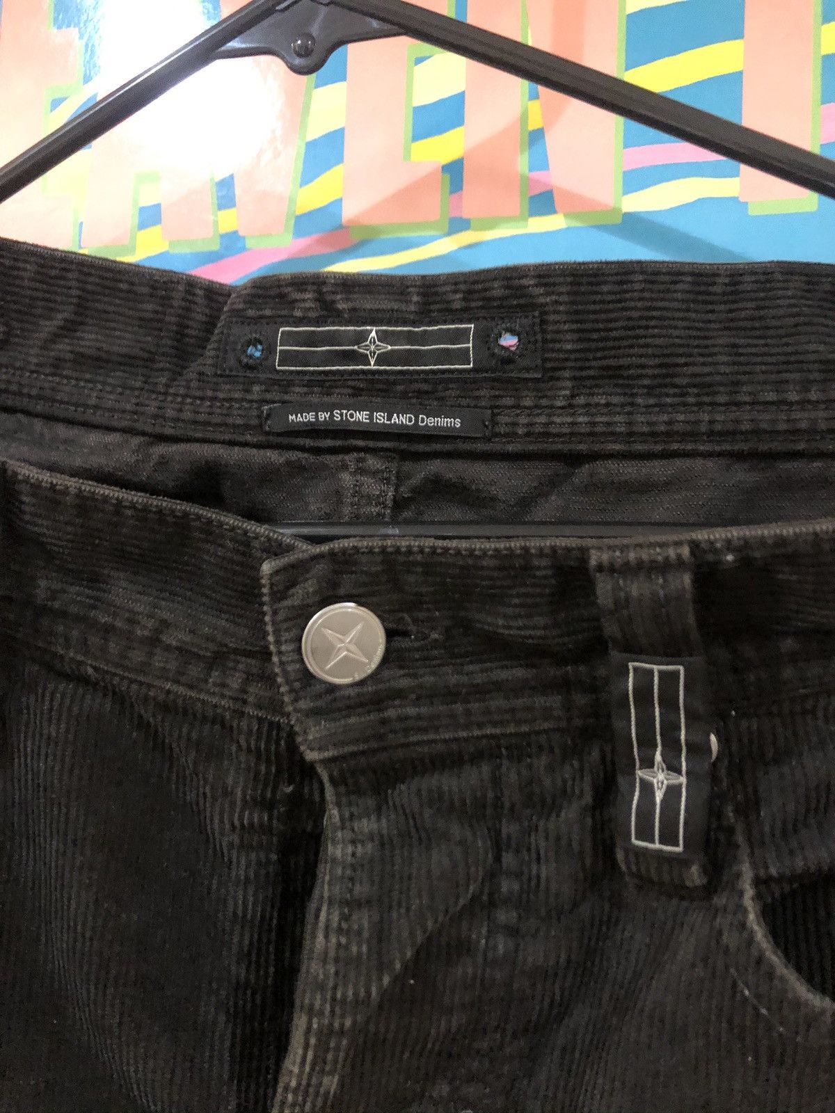 Stone Island Black Corduroy Stone Island Denim Size US 30 / EU 46 - 4 Thumbnail
