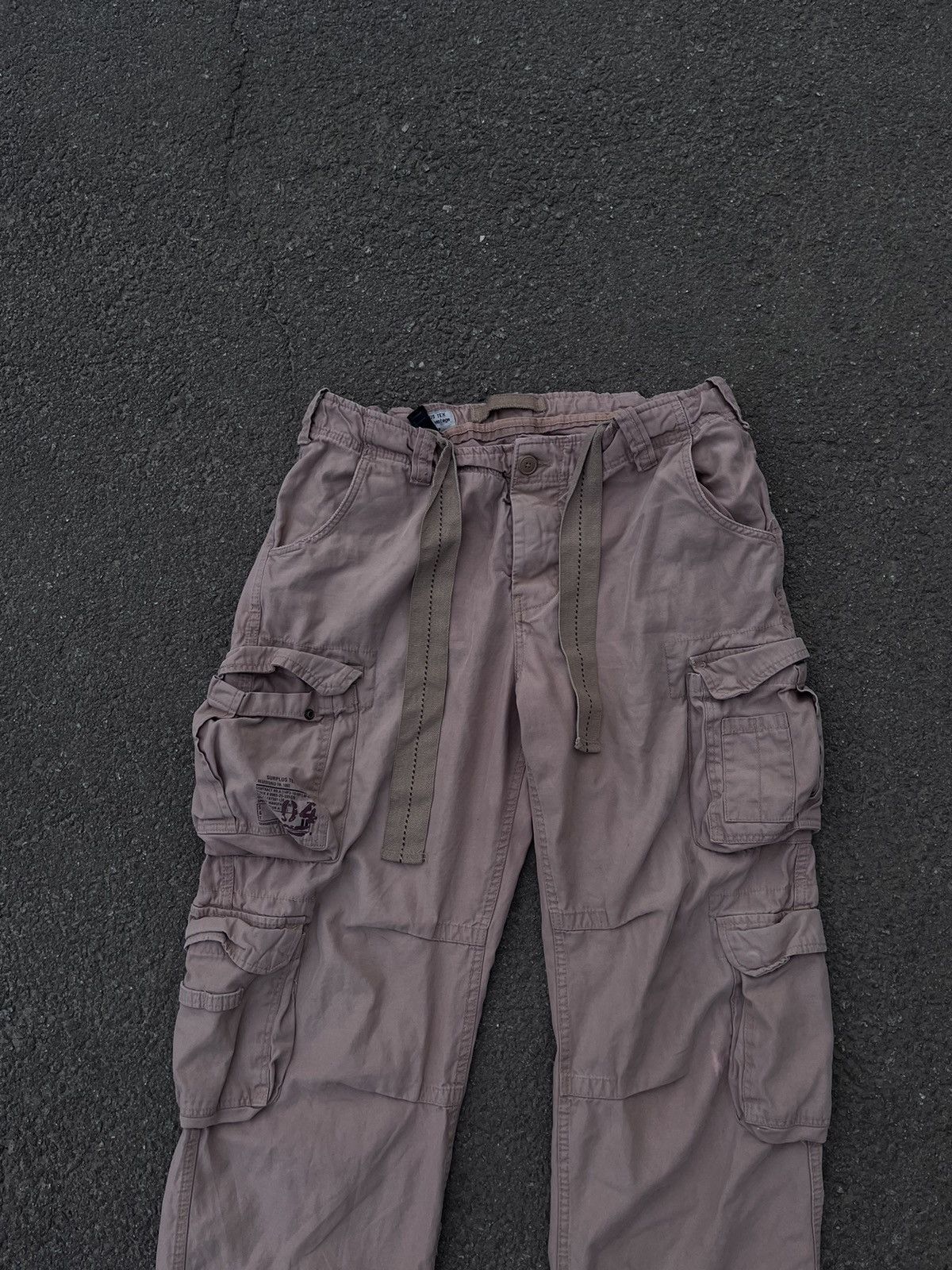 Japanese Brand VINTAGE JAPANESE STYLE MULTI POCKET MILITARY CARGO PANTS Size US 36 / EU 52 - 3 Thumbnail