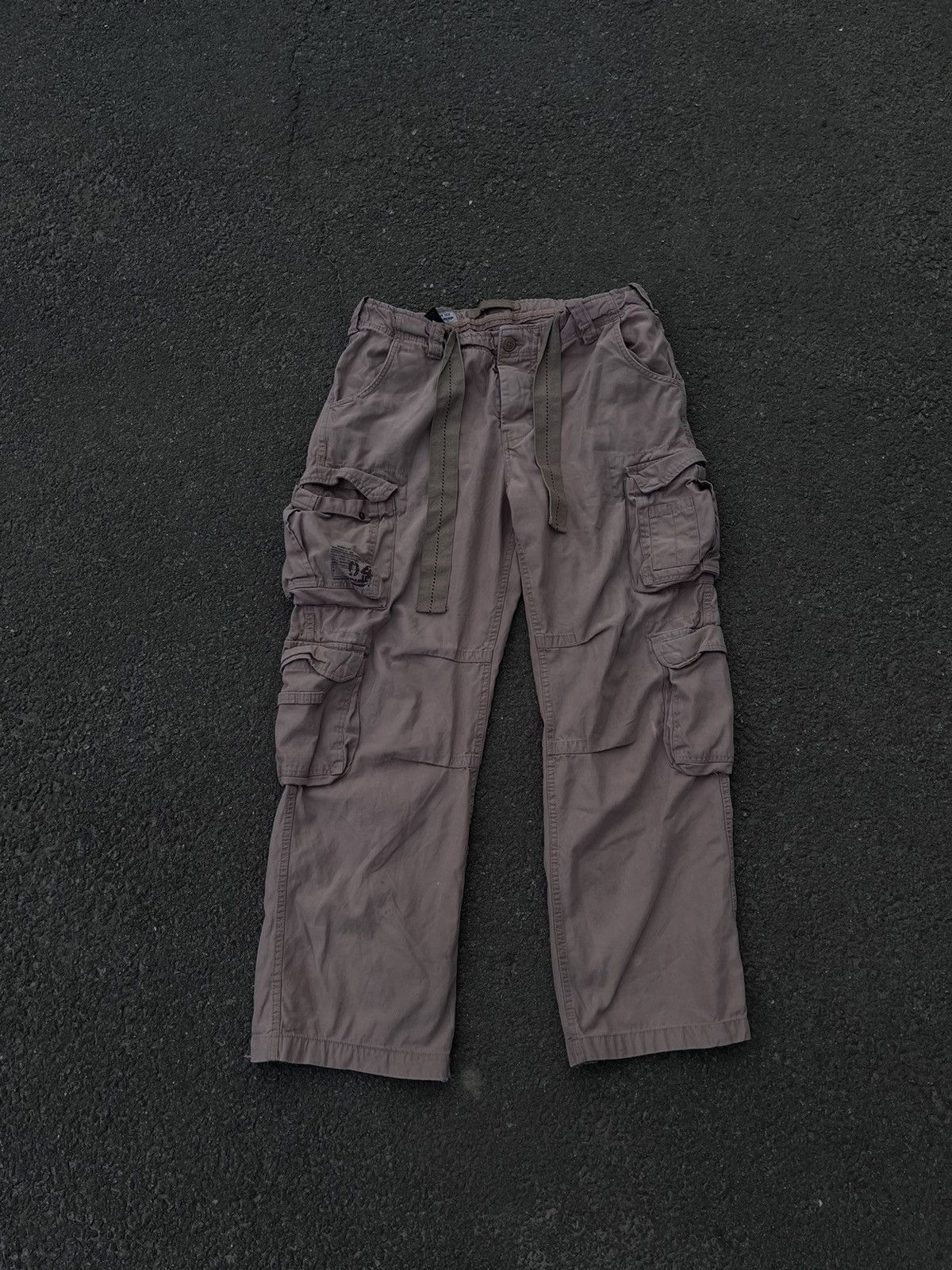 Japanese Brand VINTAGE JAPANESE STYLE MULTI POCKET MILITARY CARGO PANTS Size US 36 / EU 52 - 2 Thumbnail