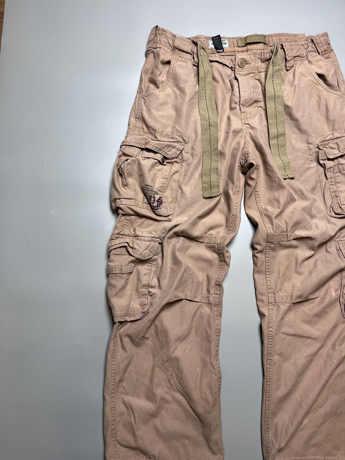 Japanese Brand VINTAGE JAPANESE STYLE MULTI POCKET MILITARY CARGO PANTS Size US 36 / EU 52 - 21 Thumbnail