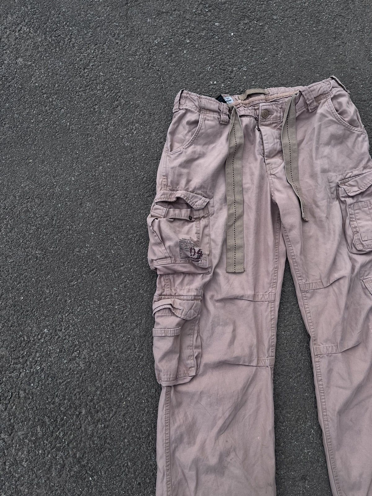 Japanese Brand VINTAGE JAPANESE STYLE MULTI POCKET MILITARY CARGO PANTS Size US 36 / EU 52 - 4 Thumbnail