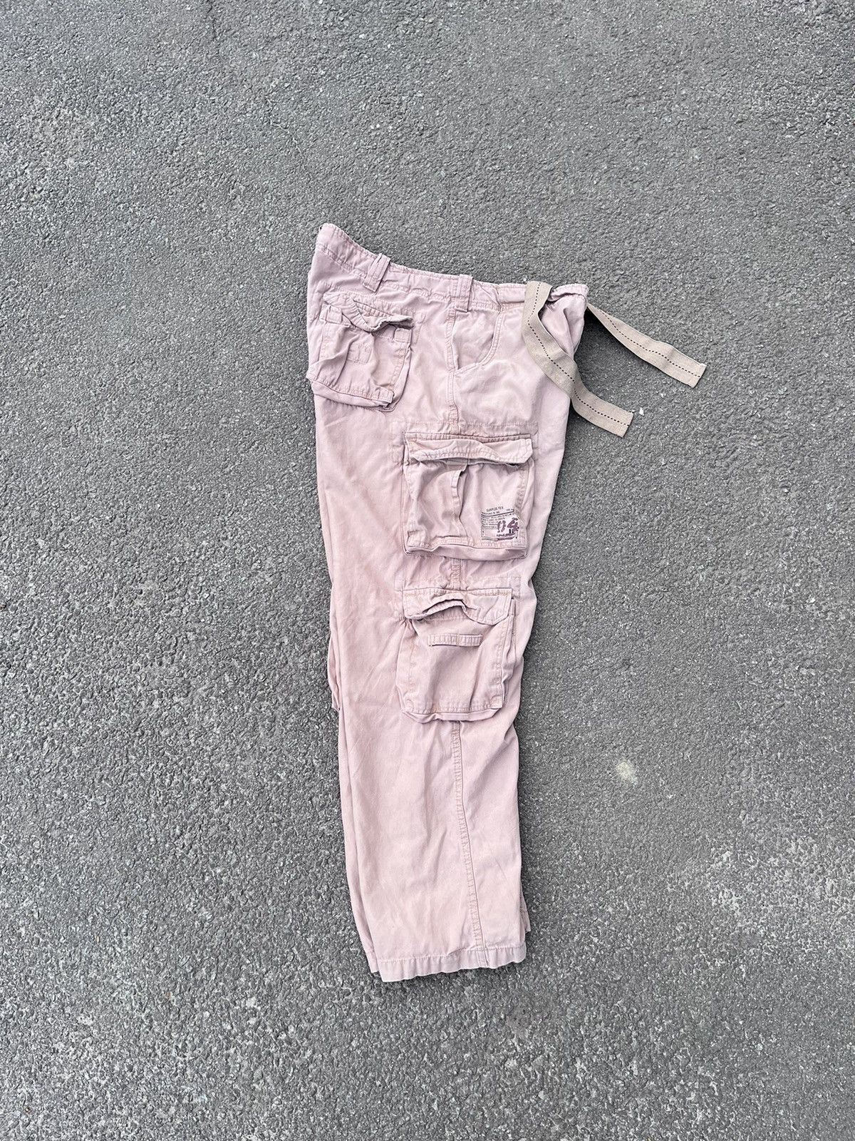Japanese Brand VINTAGE JAPANESE STYLE MULTI POCKET MILITARY CARGO PANTS Size US 36 / EU 52 - 15 Thumbnail