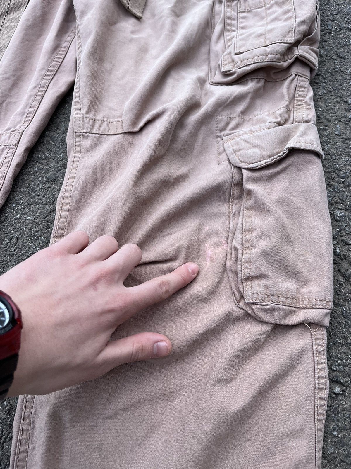 Japanese Brand VINTAGE JAPANESE STYLE MULTI POCKET MILITARY CARGO PANTS Size US 36 / EU 52 - 9 Thumbnail