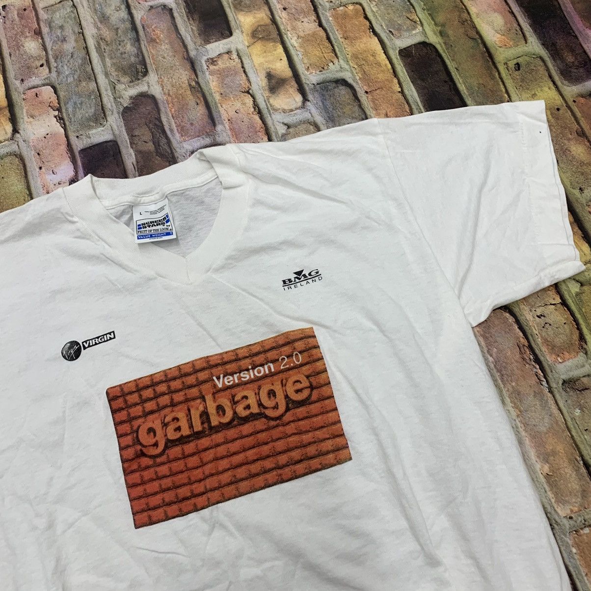 Band Tees × Vintage Vintage Garbage tee Size US L / EU 52-54 / 3 - 3 Thumbnail