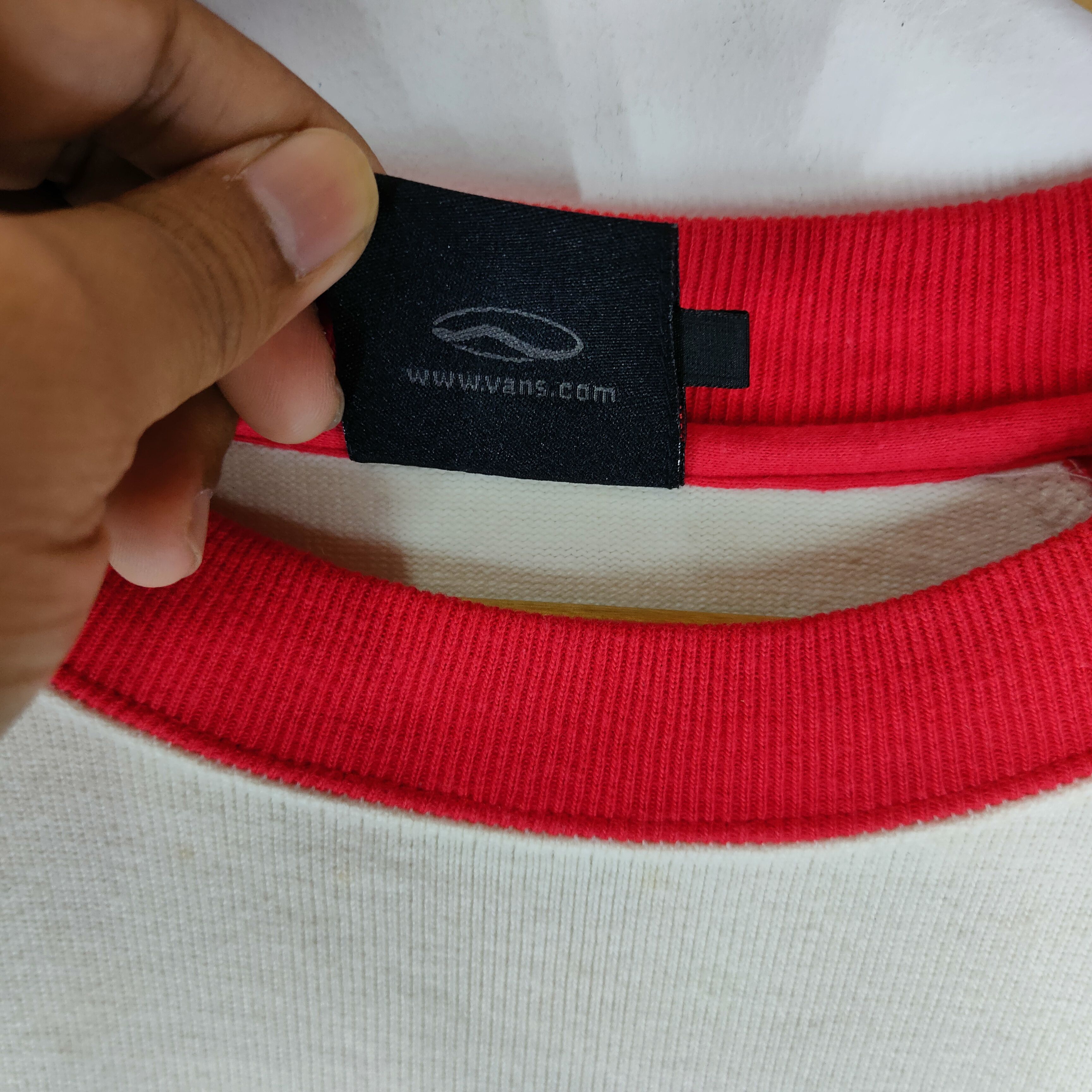 Vans Vintage VANS 1966 Spellout Single Pocket Backhit Sweatshirt Size US L / EU 52-54 / 3 - 6 Thumbnail
