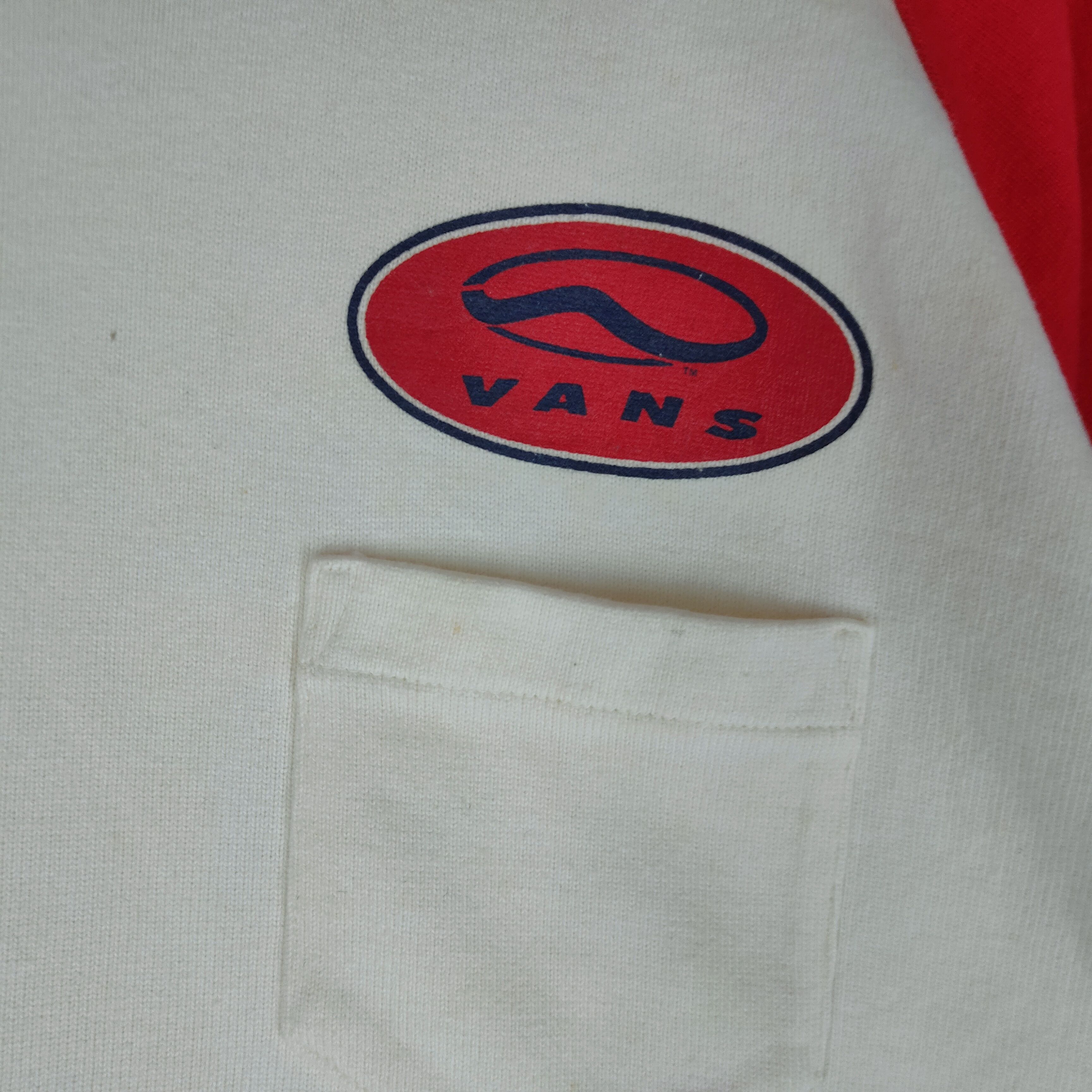 Vans Vintage VANS 1966 Spellout Single Pocket Backhit Sweatshirt Size US L / EU 52-54 / 3 - 3 Thumbnail