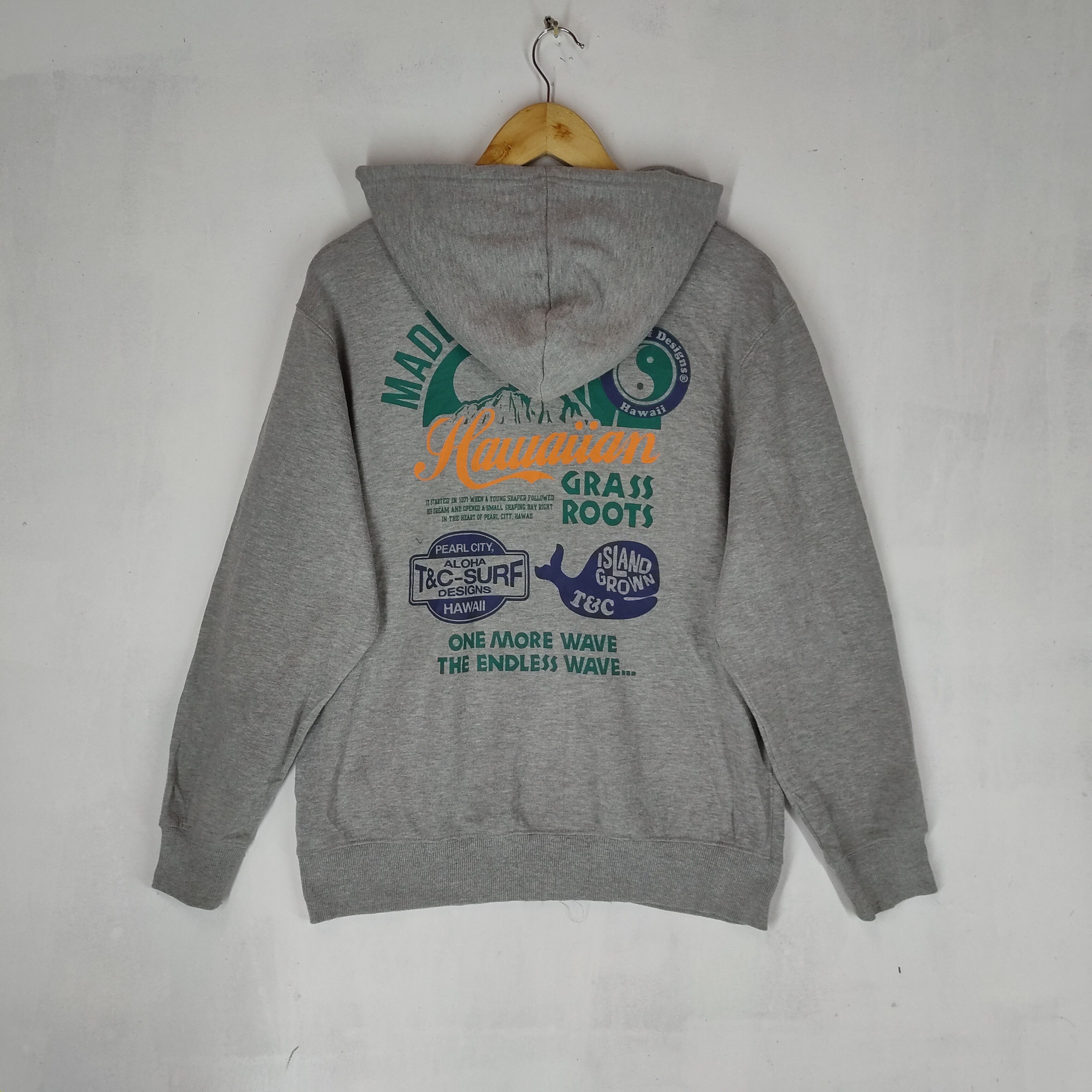 Sun Surf T&C SURF HAWAIIAN Aloha Big Back Printed Hoodie Sweatshirt Size US M / EU 48-50 / 2 - 6 Thumbnail