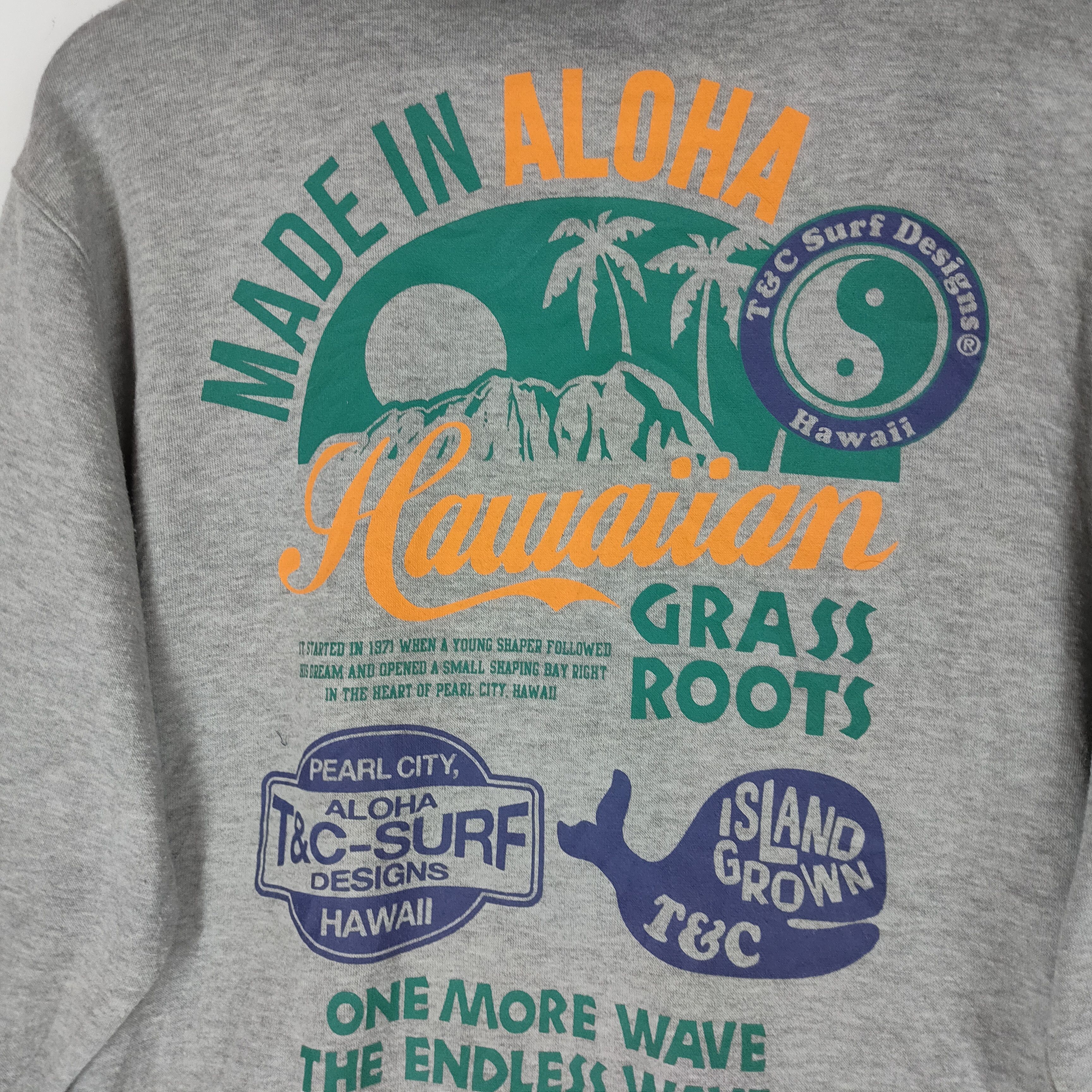 Sun Surf T&C SURF HAWAIIAN Aloha Big Back Printed Hoodie Sweatshirt Size US M / EU 48-50 / 2 - 7 Thumbnail