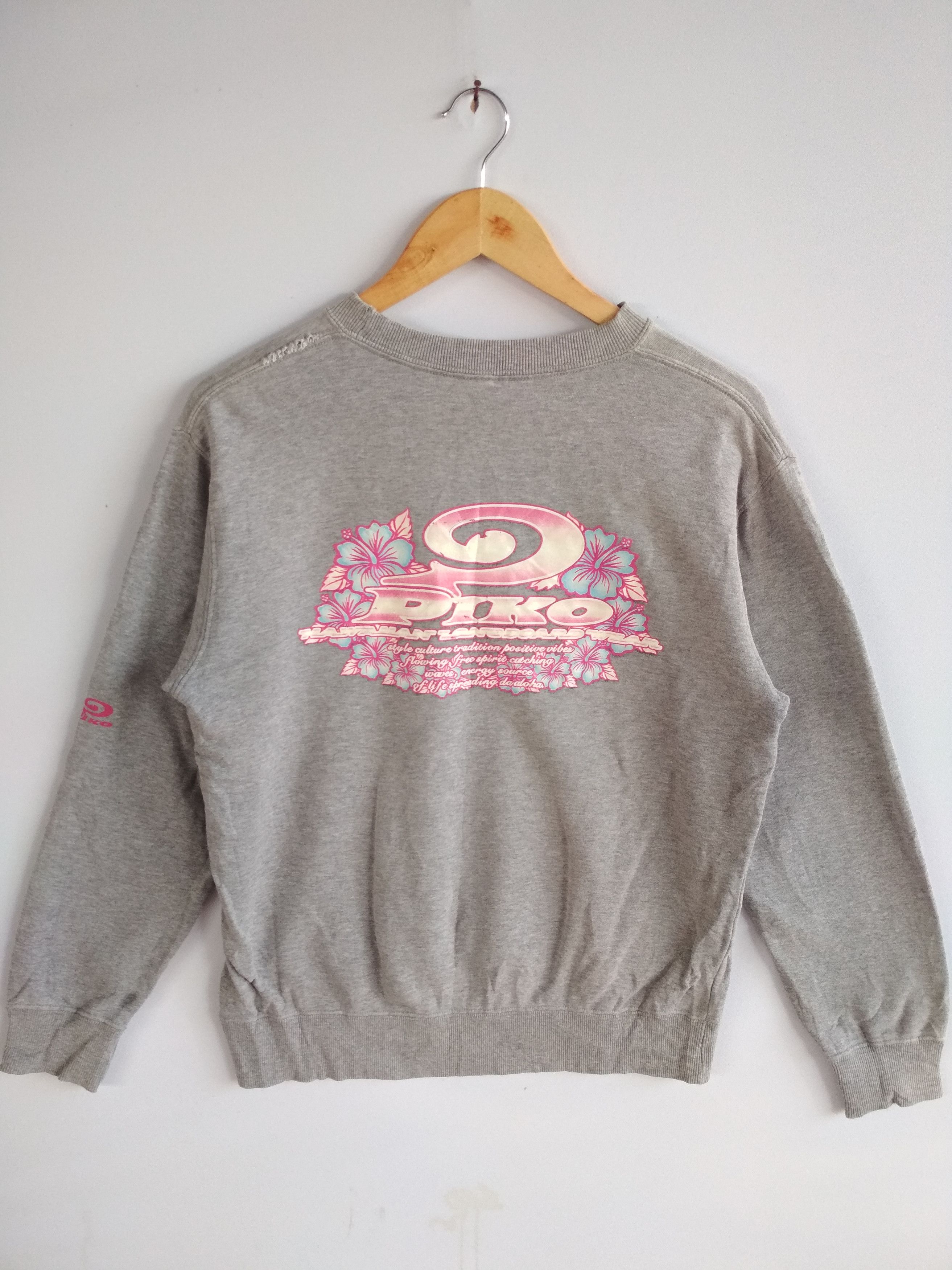 Vintage Piko Hawaiian Longboard Wear Big Logo Spellout Pullover Size US M / EU 48-50 / 2 - 3 Thumbnail