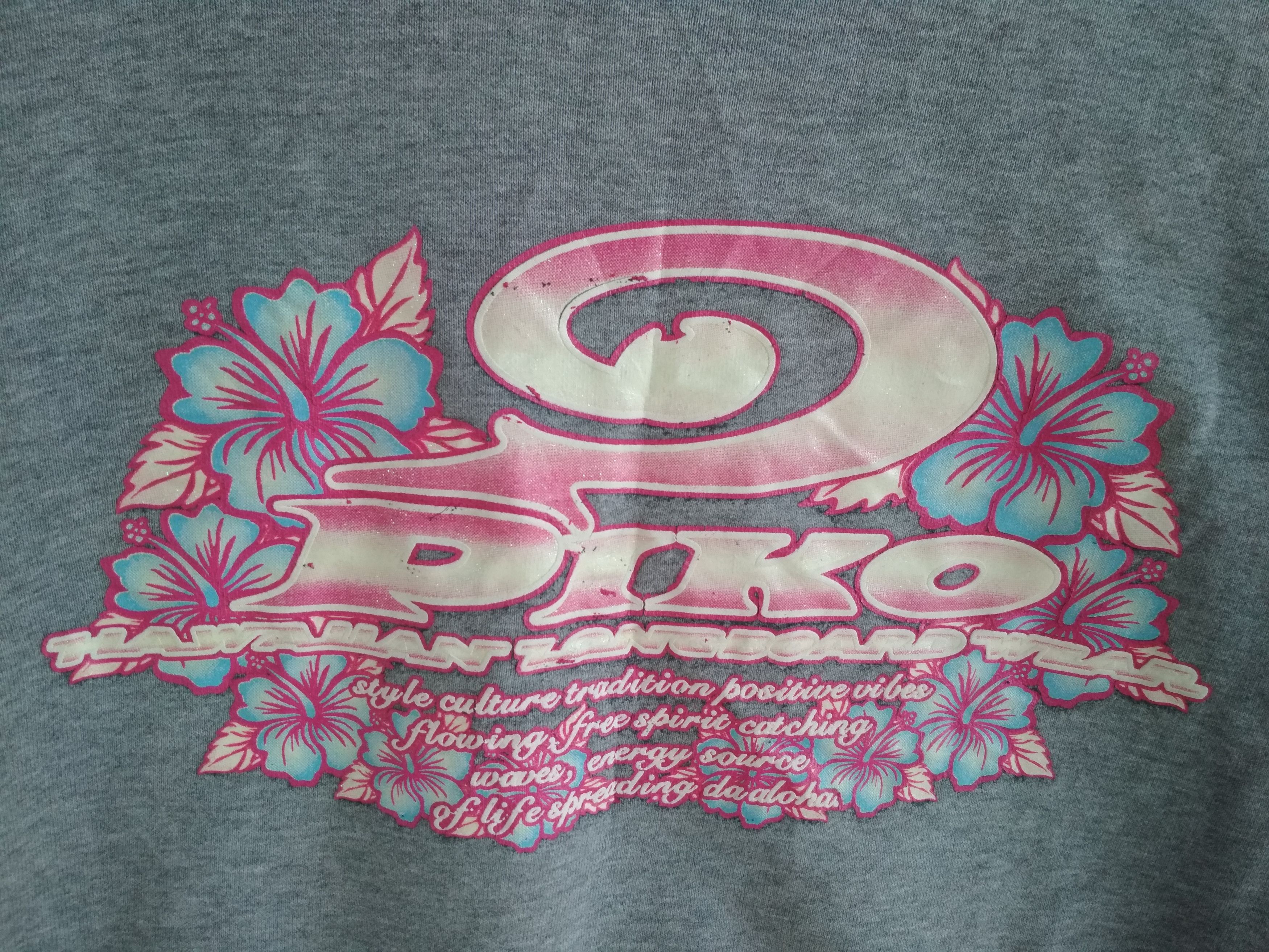 Vintage Piko Hawaiian Longboard Wear Big Logo Spellout Pullover Size US M / EU 48-50 / 2 - 4 Thumbnail