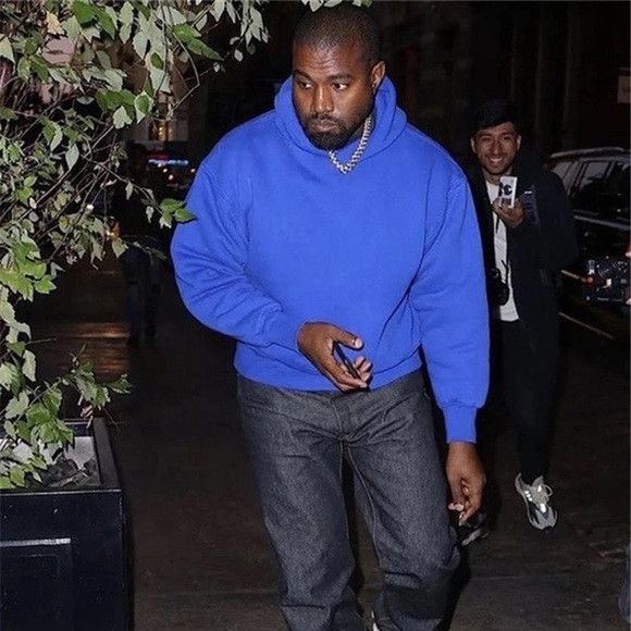 Gap Kanye West YZY Gap Hoodie Blue | Grailed