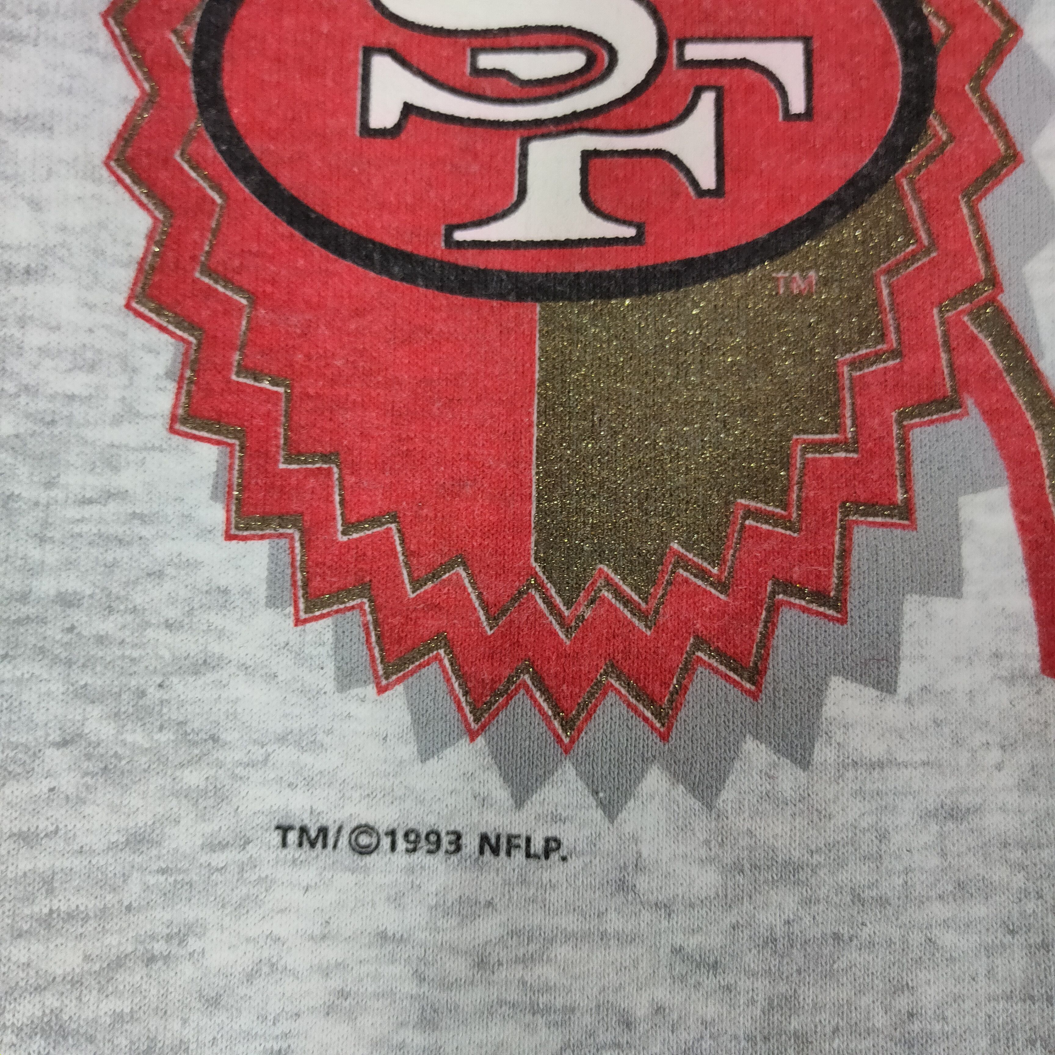 NFL Vintage 1993 49ERS NFL SAN FRANCISCO Team Sweatshirt Size US XL / EU 56 / 4 - 3 Thumbnail