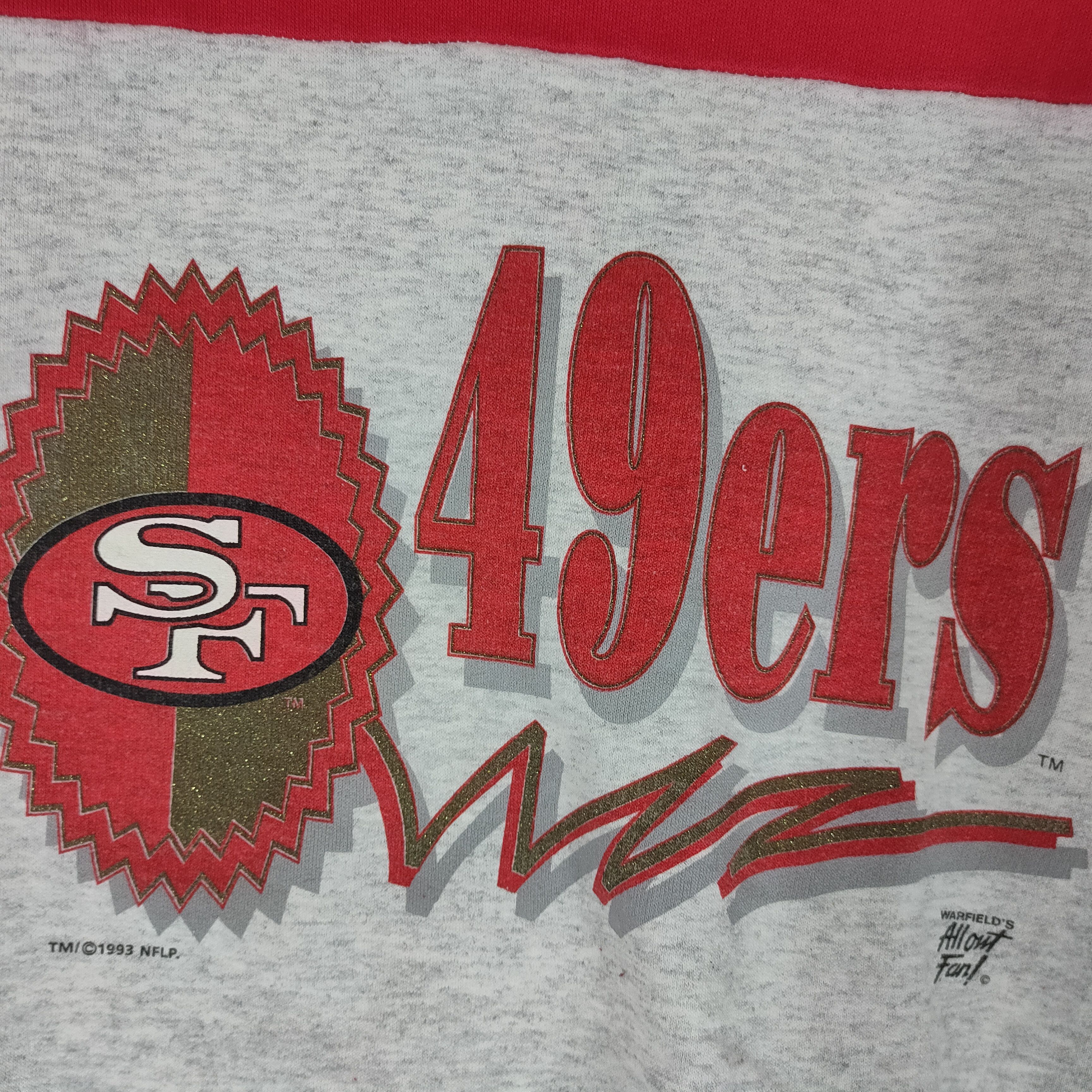 NFL Vintage 1993 49ERS NFL SAN FRANCISCO Team Sweatshirt Size US XL / EU 56 / 4 - 2 Thumbnail