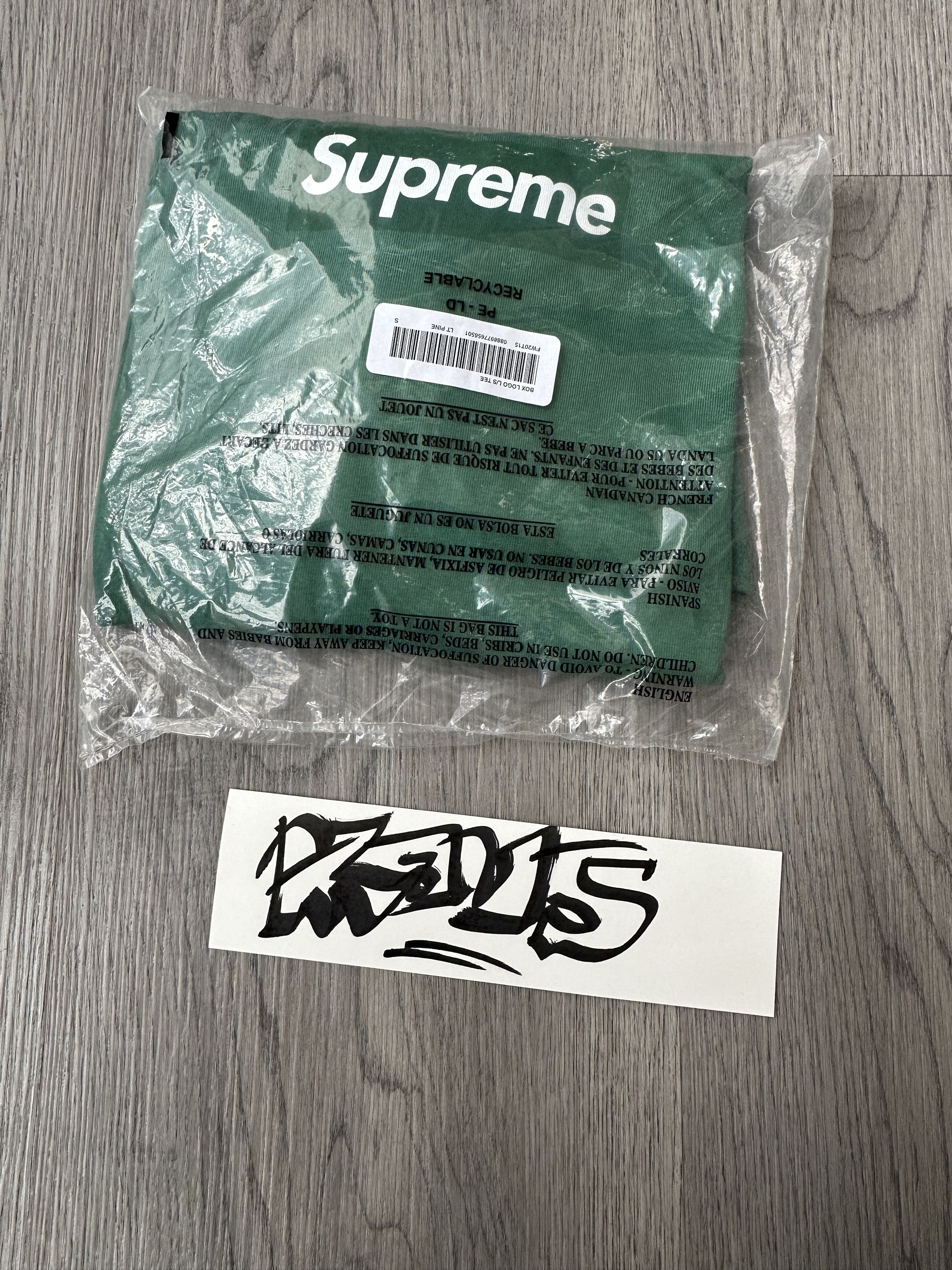 Supreme Supreme Pine Green Long Sleeve Box Logo Tee Small Size US S / EU 44-46 / 1 - 1 Thumbnail