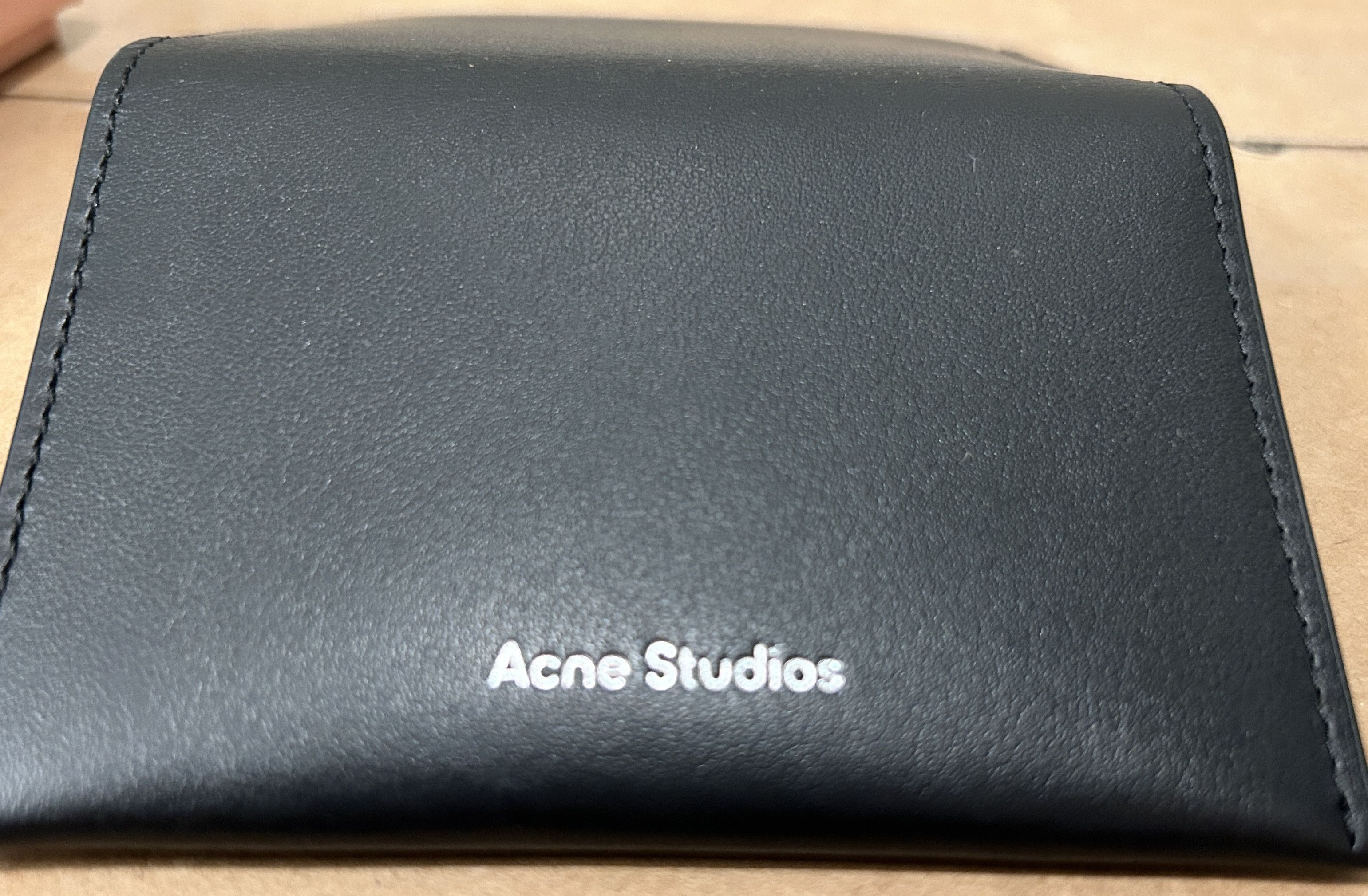 Acne Studios ACNE STUDIOS LEATHER CARD CASE WALLET BLACK Size ONE SIZE - 3 Thumbnail