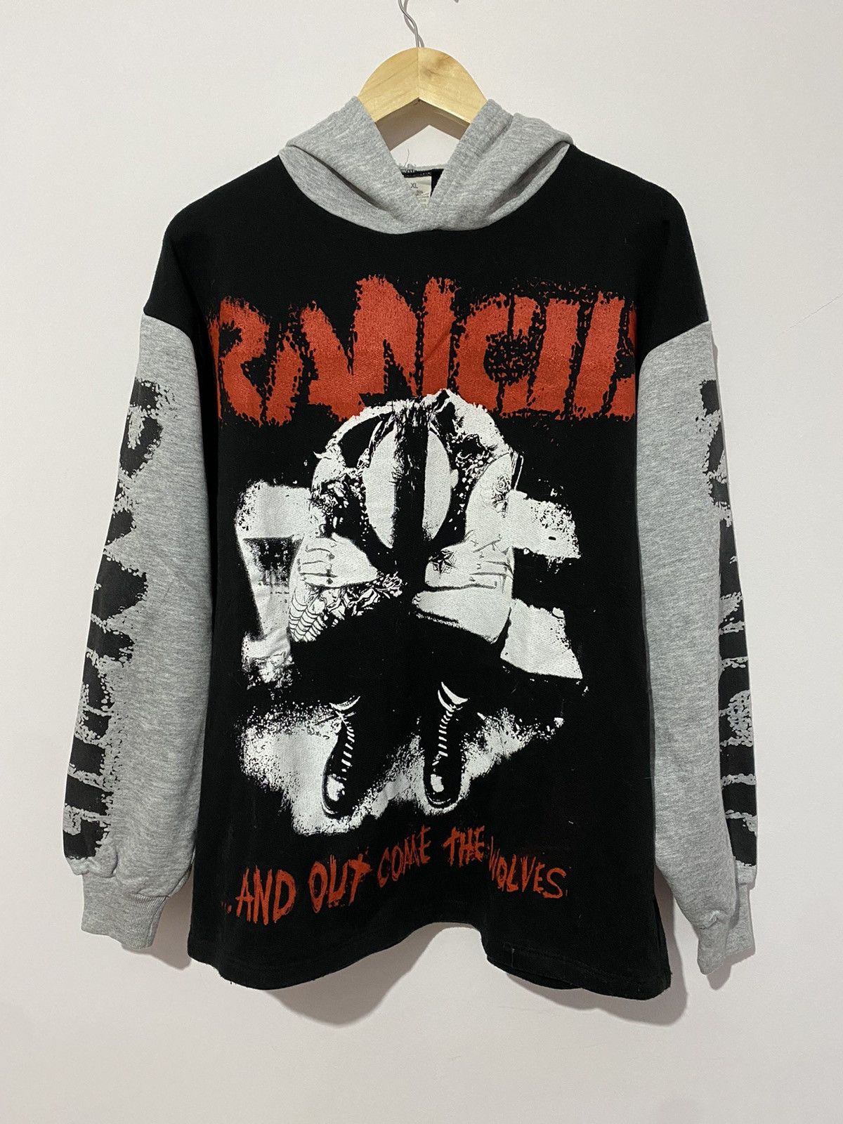 Vintage Rancid 90s Hoodie Punk Size US XL / EU 56 / 4 - 1 Thumbnail