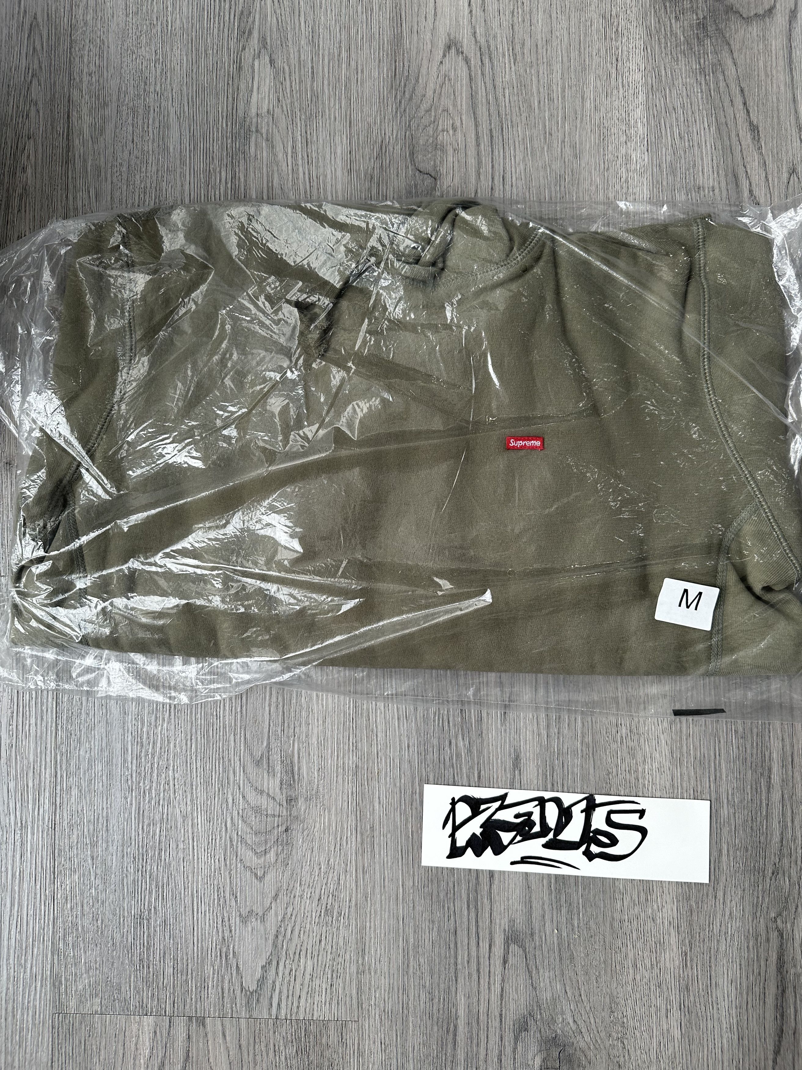 Supreme Supreme Olive Small Box Logo Hooded Sweatshirt Size US M / EU 48-50 / 2 - 1 Thumbnail