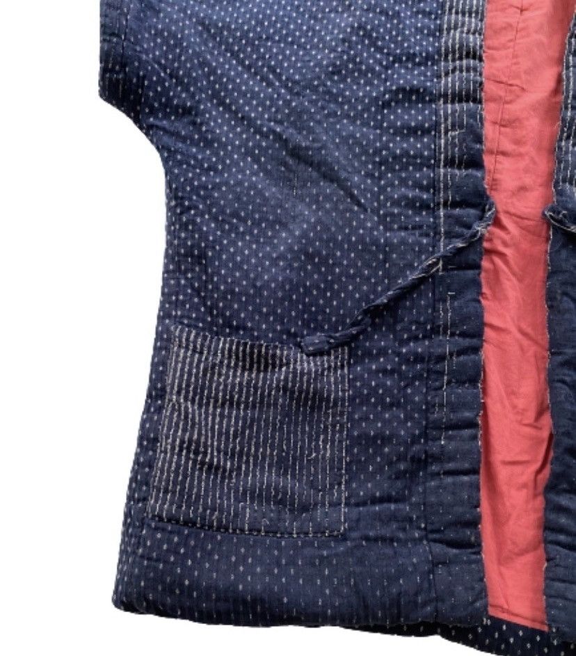 Blue Blue Japan × Japanese Brand Vintage 🇯🇵Kimono style kapital Pachwork Kimono Jacket Size US L / EU 52-54 / 3 - 7 Thumbnail
