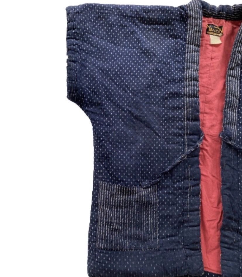 Blue Blue Japan × Japanese Brand Vintage 🇯🇵Kimono style kapital Pachwork Kimono Jacket Size US L / EU 52-54 / 3 - 4 Thumbnail