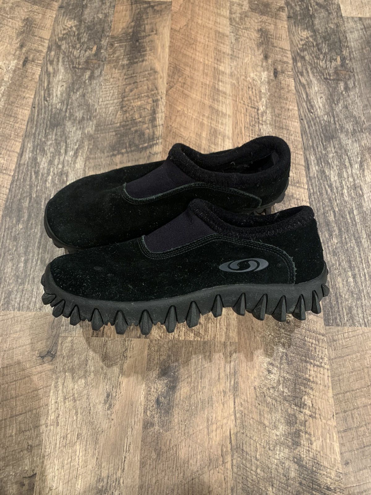 Vintage RARE 2001 Salomon SnowClog Slip-On Stoppers Vintage Suede | Grailed