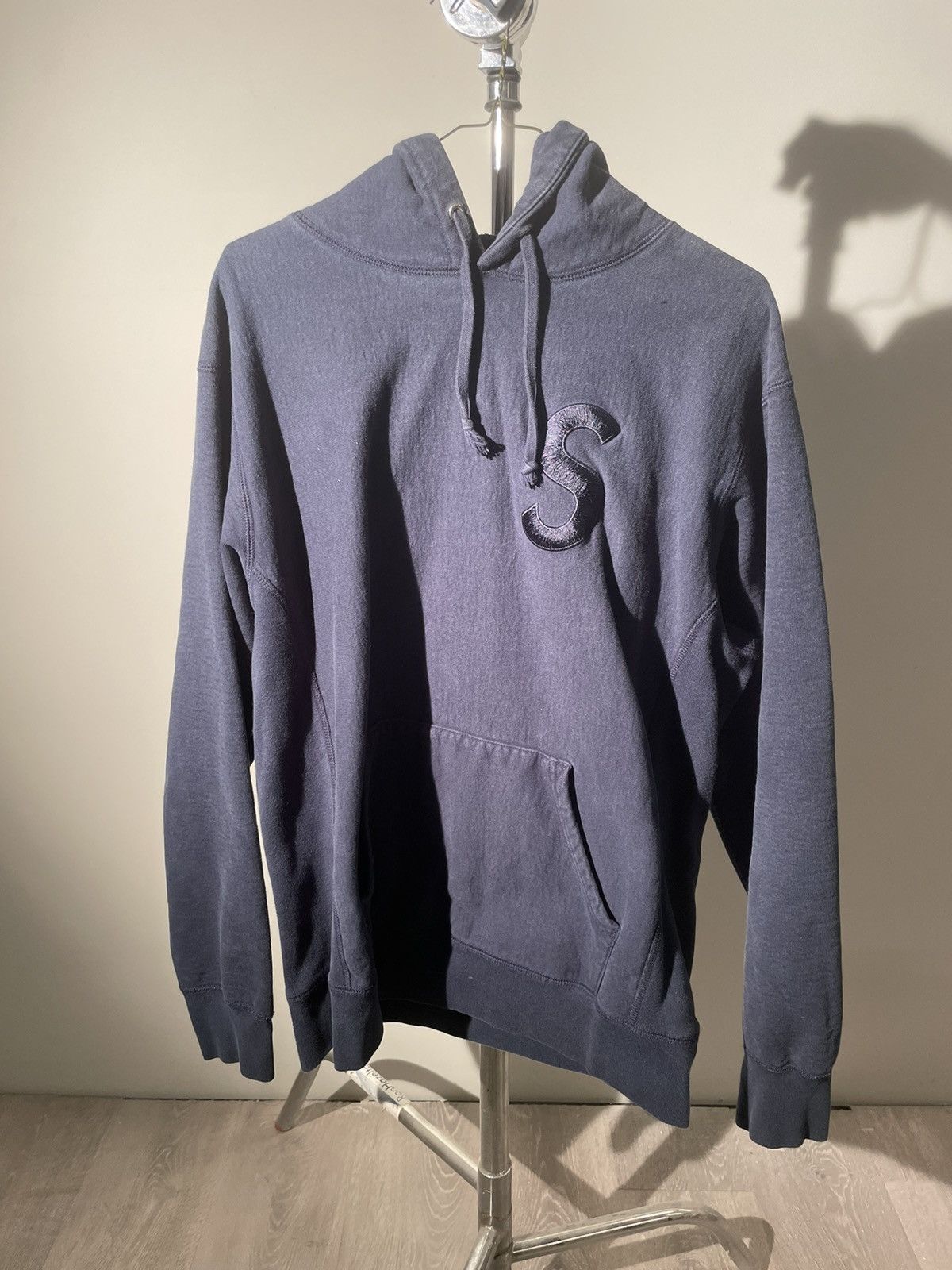 Supreme Tonal S Hoodie Navy