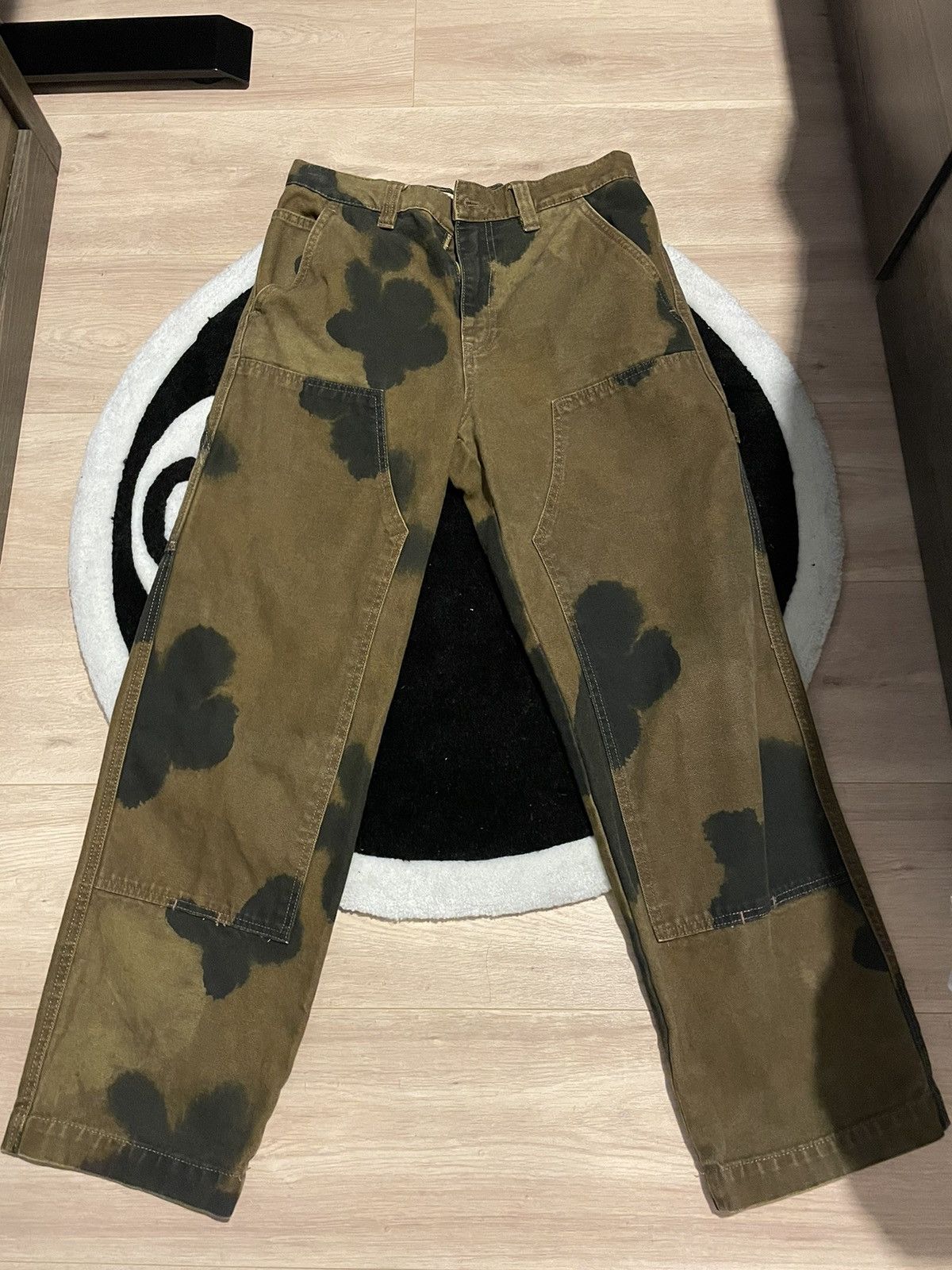 Stussy Stussy Floral Dye Work Pants | Grailed