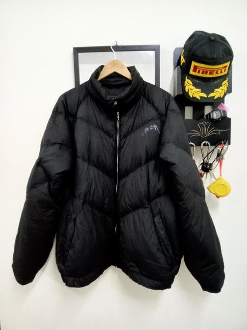 Stussy Distressed Stussy nuptse Down Jacket Size US L / EU 52-54 / 3 - 1 Thumbnail