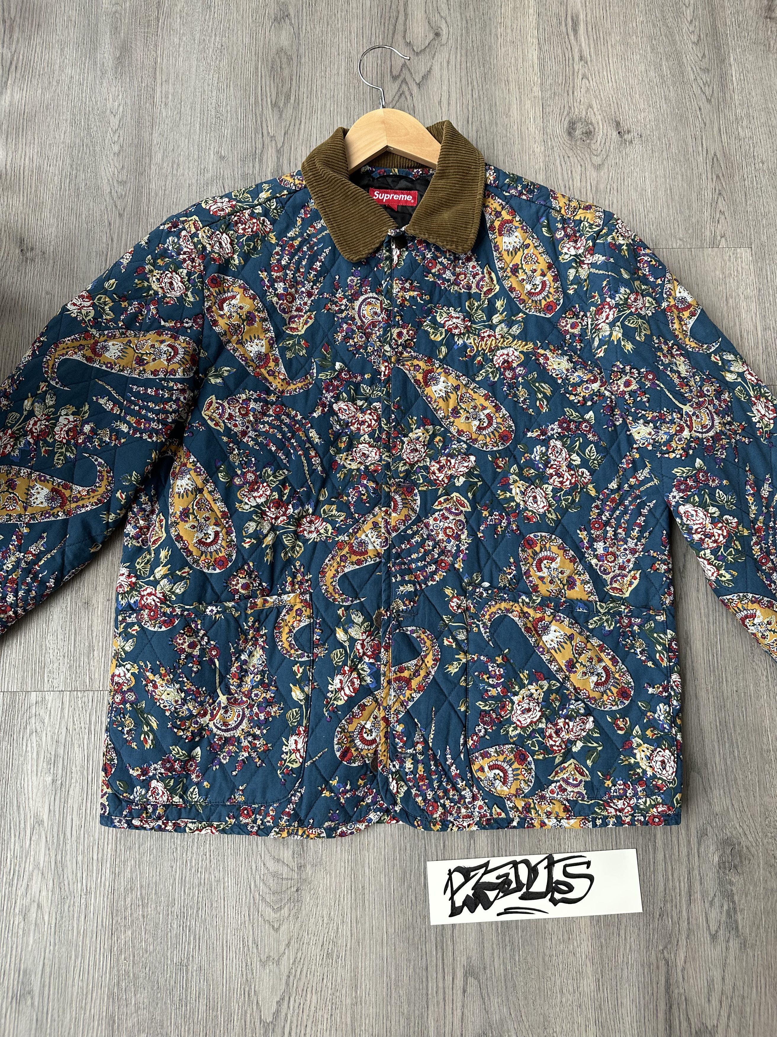Supreme Quilted Paisley Jacket Supreme Quilted Paisley Jacket 19AW