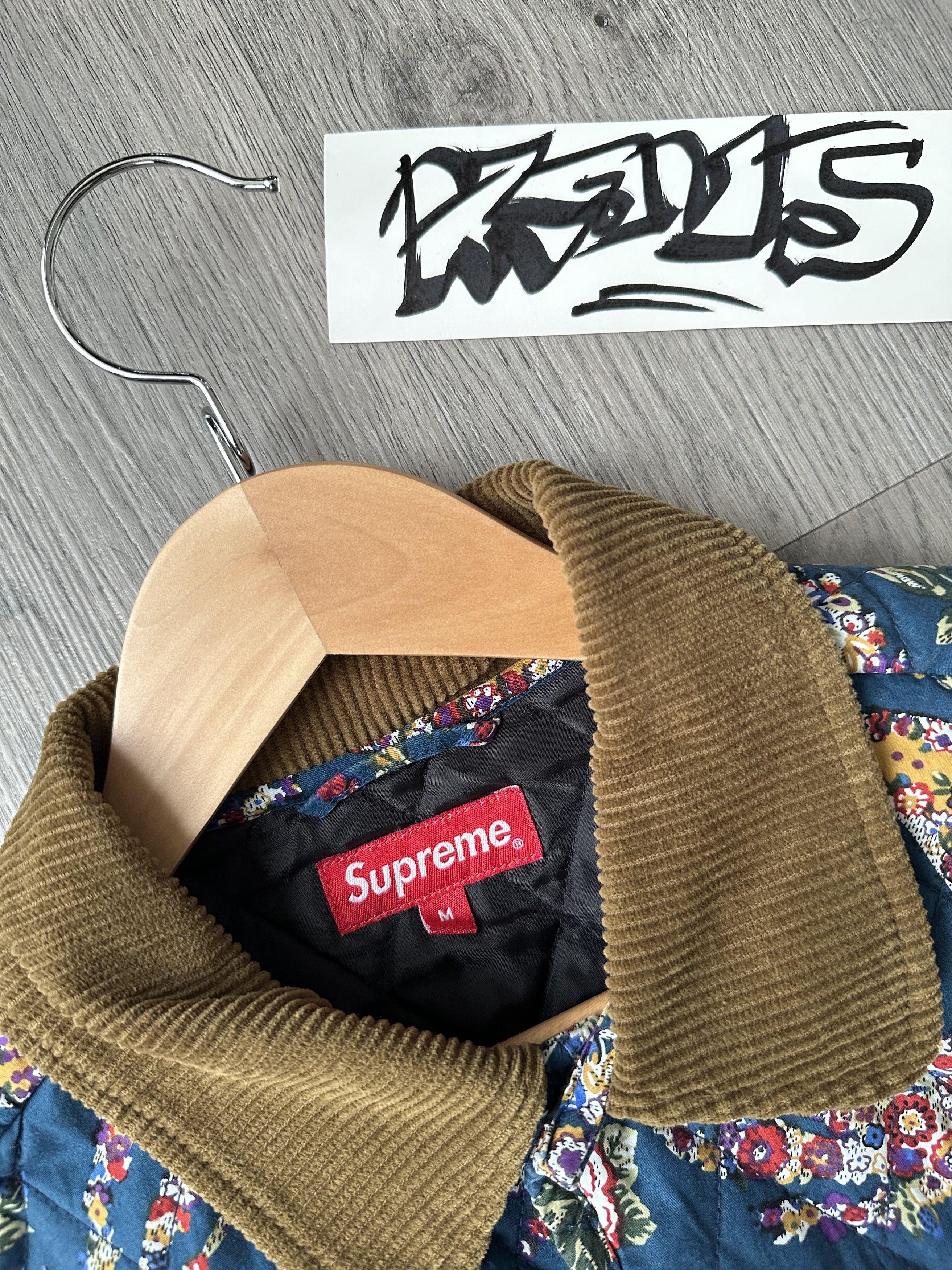 Supreme Supreme Quilted Paisley Jacket Navy Medium Size US M / EU 48-50 / 2 - 2 Thumbnail
