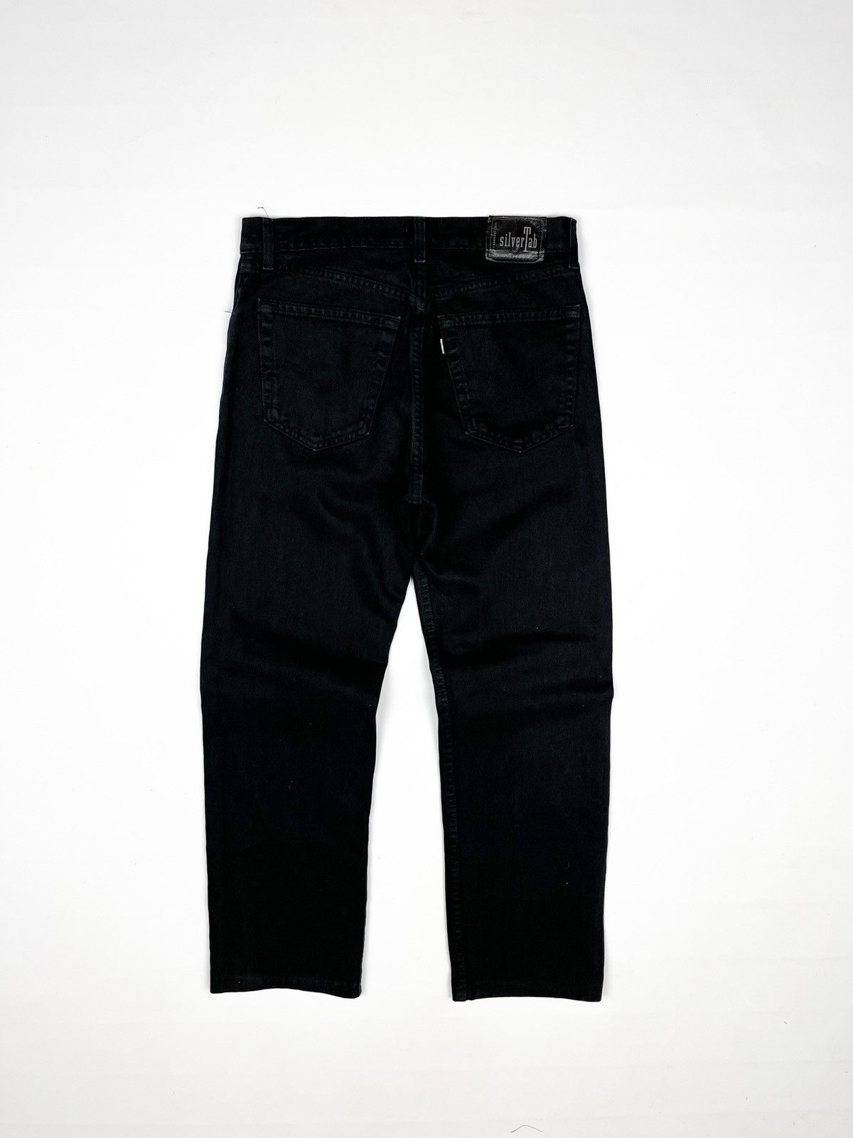 image of Levis Silver Tab Vintage 1980 Jeans Denim Pants in Black, Men's (Size 32)