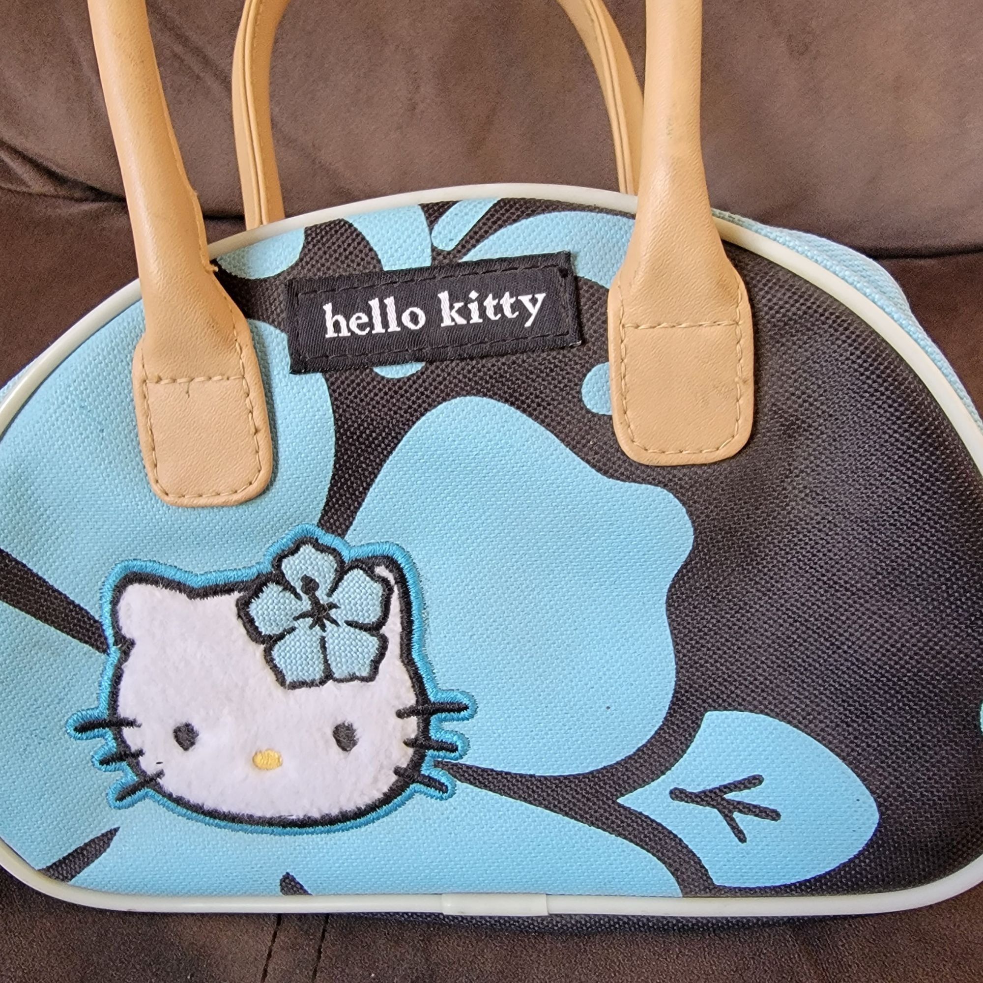 Other Vintage Sanrio Hello Kitty Hibiscus Mini Shoulder Bag Blue C Size ONE SIZE - 3 Thumbnail