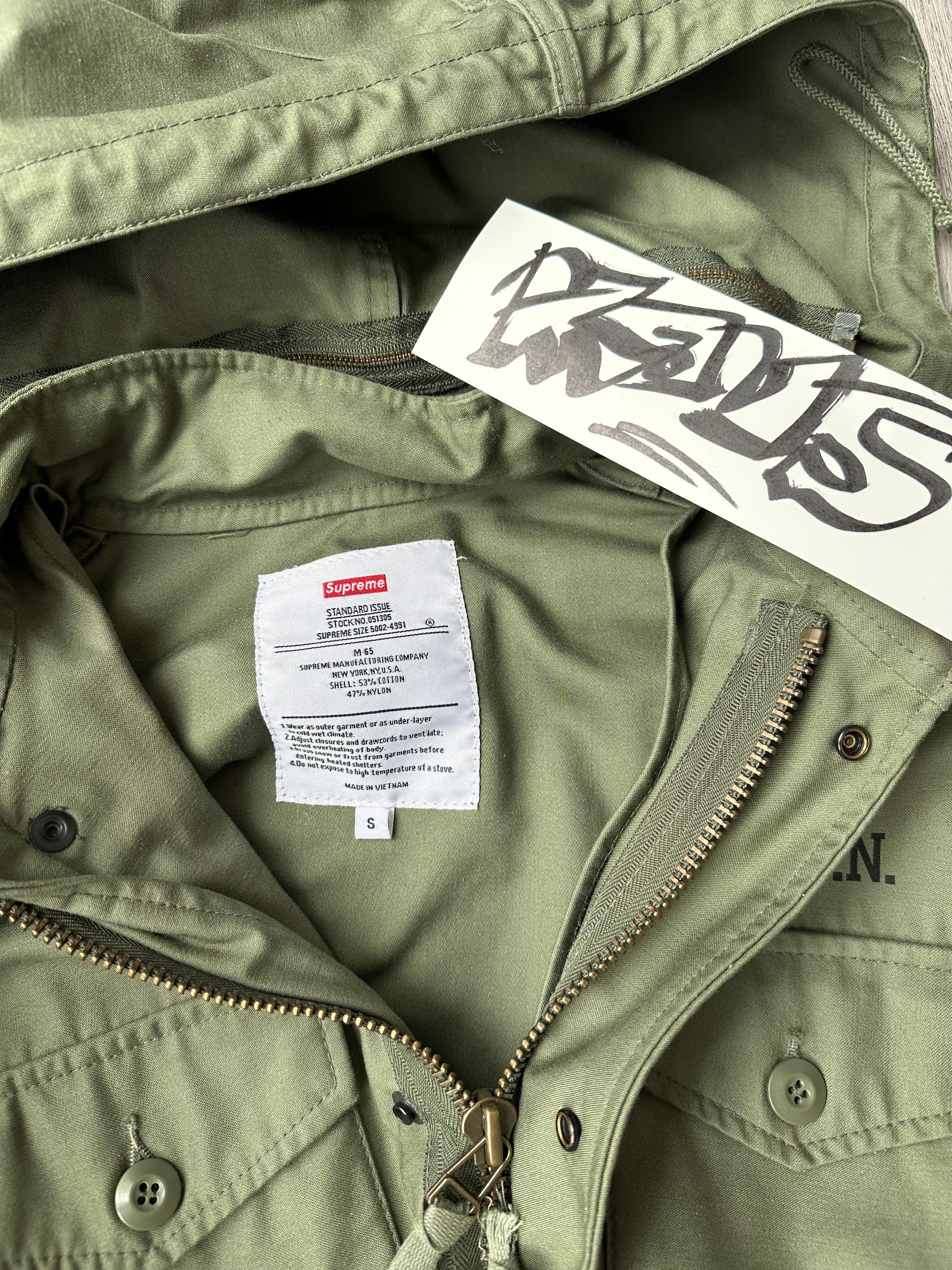 Supreme Supreme Popeye Olive M-65 Jacket (F/W10) Small Size US S / EU 44-46 / 1 - 4 Thumbnail
