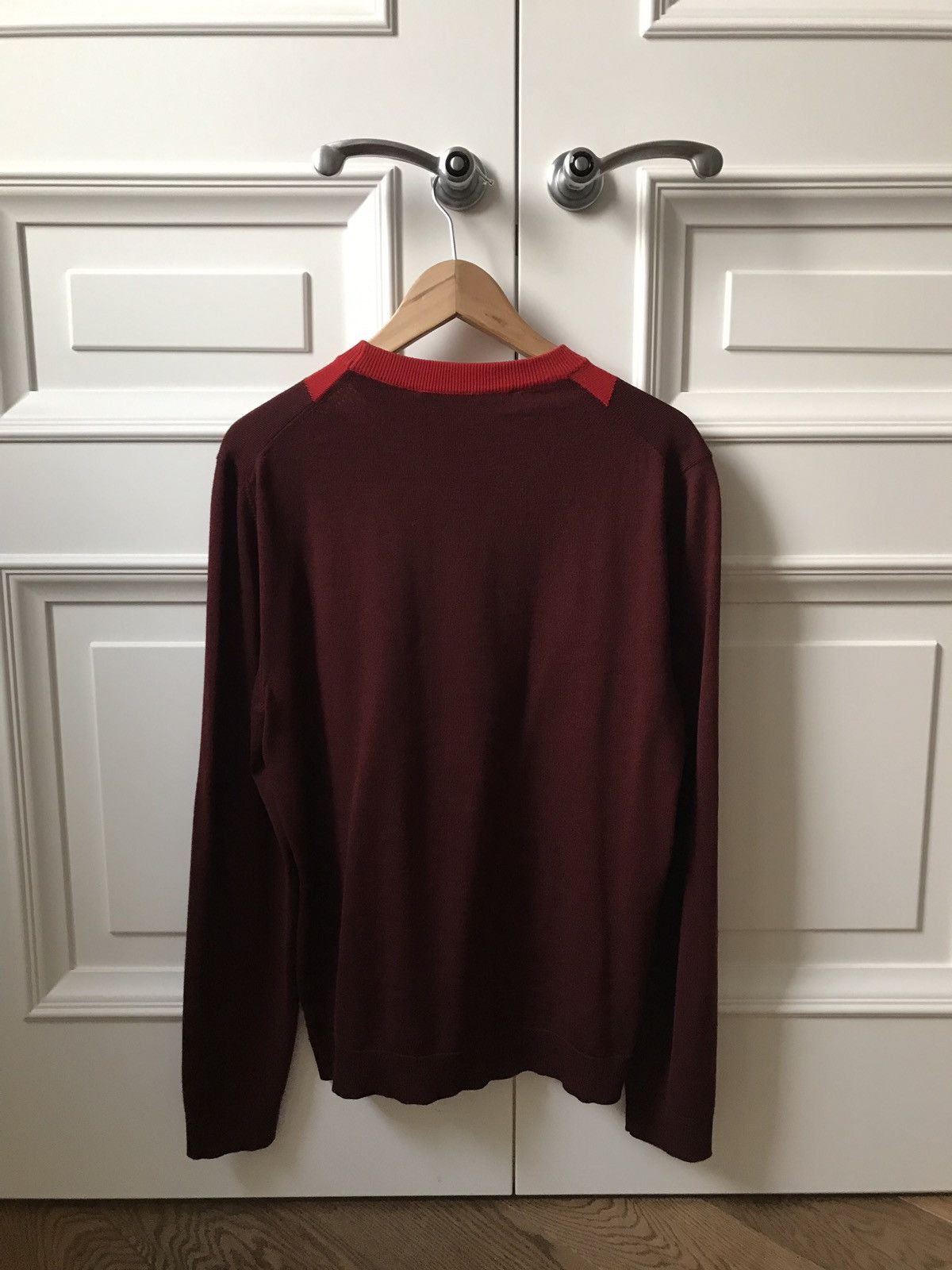Marni Marni paneled sweater in red 48(M) Size US M / EU 48-50 / 2 - 3 Thumbnail