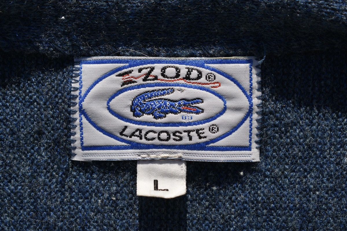 Lacoste Vintage 90s Lacoste Izod Cardigan Sweater (L) Size US L / EU 52-54 / 3 - 5 Thumbnail